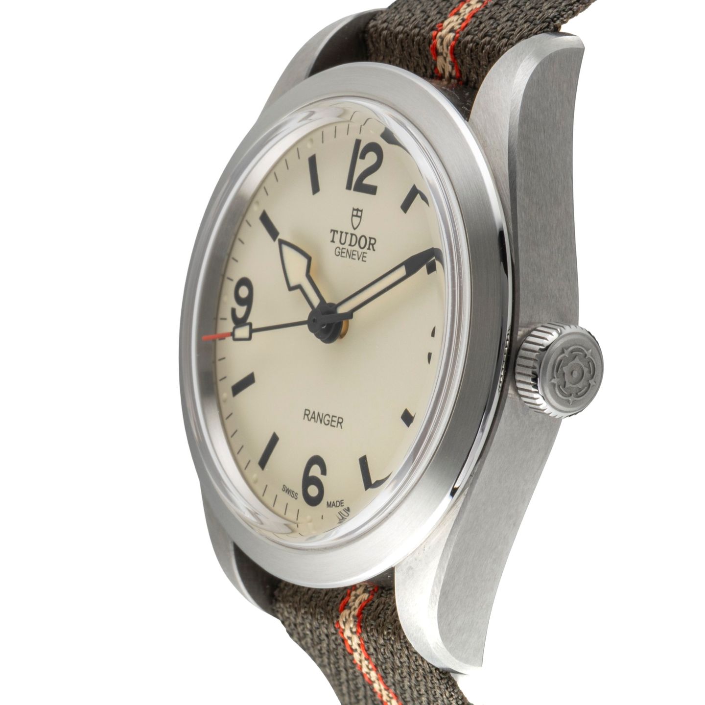 Tudor Ranger 79950 (Onbekend (willekeurig serienummer)) - Wit wijzerplaat 39mm Staal (6/8)