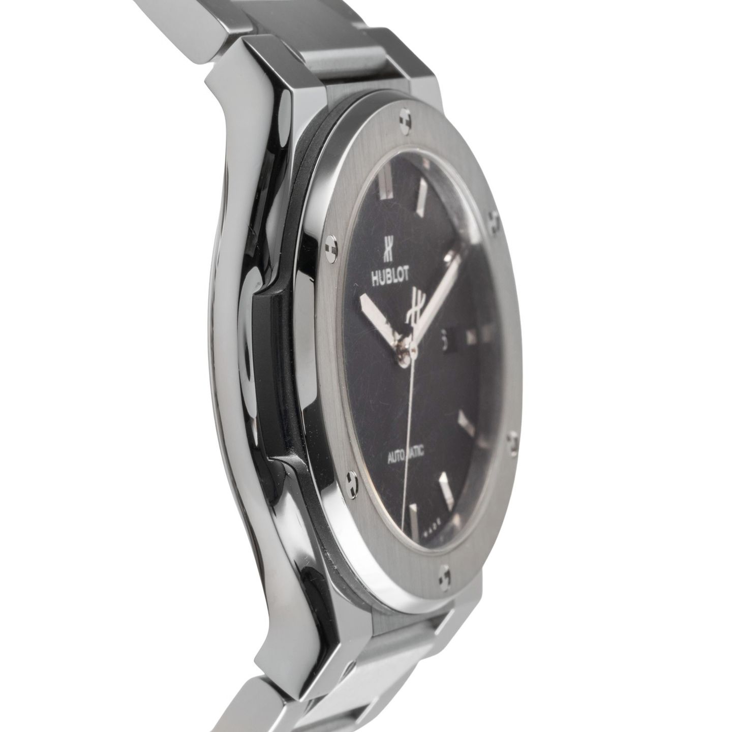 Hublot Classic Fusion 548.NX.1170.NX (Unknown (random serial)) - Black dial 42 mm Titanium case (7/8)
