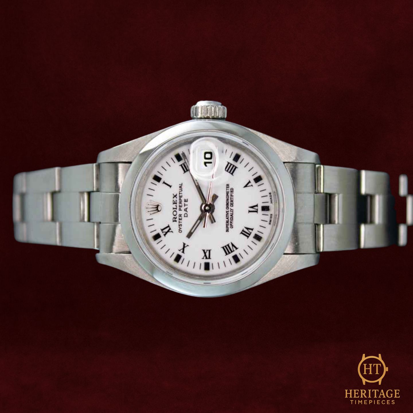 Rolex Oyster Perpetual Lady Date 79160 (1999) - 26mm Staal (5/8)