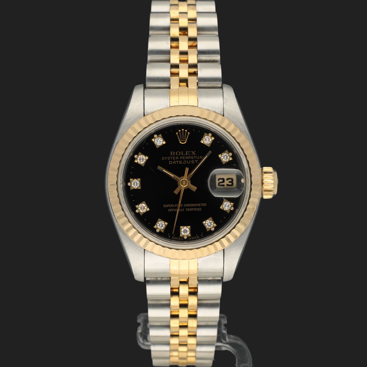 Rolex Lady-Datejust 69173 (1994) - 26mm Goud/Staal (3/8)