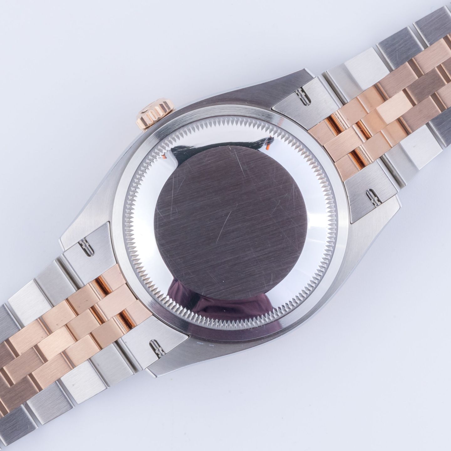 Rolex Datejust 36 126231 (2021) - Brown dial 36 mm Gold/Steel case (4/8)