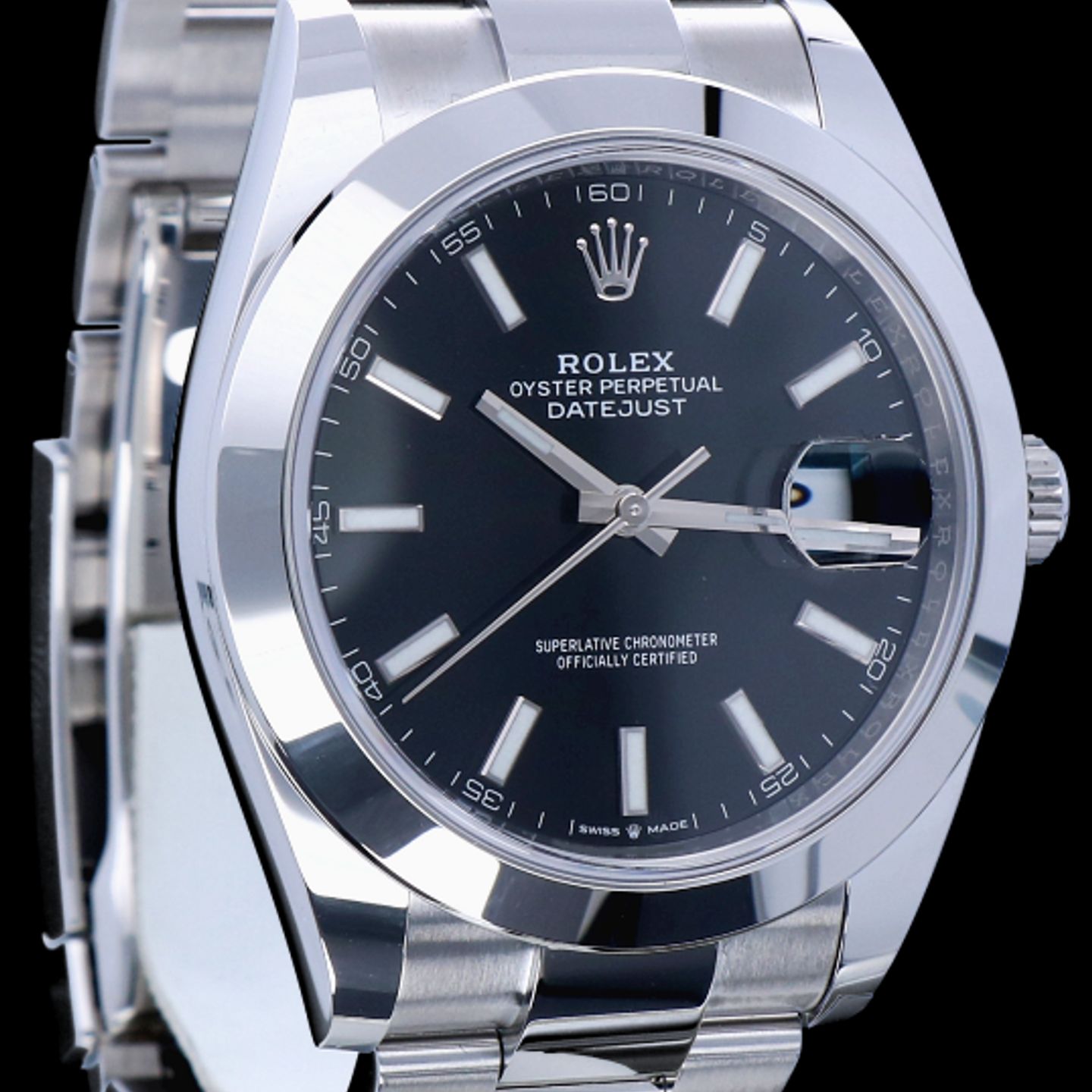 Rolex Datejust 41 126300 (2022) - Black dial 41 mm Steel case (8/8)