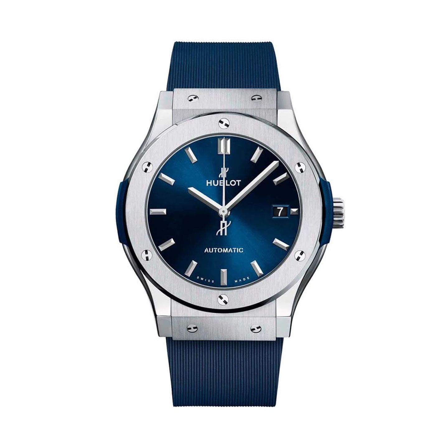 Hublot Classic Fusion Blue 581.NX.7170.RX (2024) - Blue dial 33 mm Titanium case (3/3)