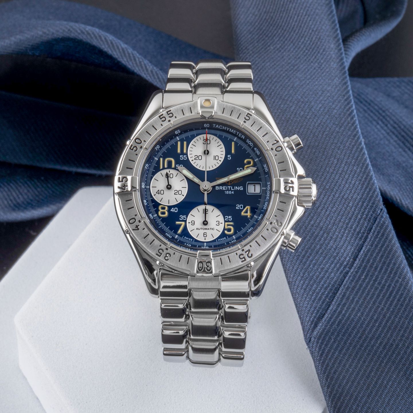 Breitling Colt Chronograph Automatic A13035.1 (1998) - Staal (1/8)