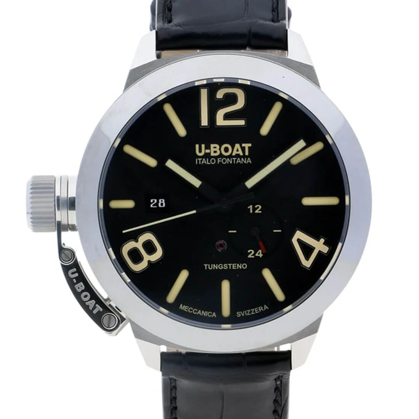 U-Boat Classico 9006 (2024) - Zwart wijzerplaat 46mm Staal (1/3)