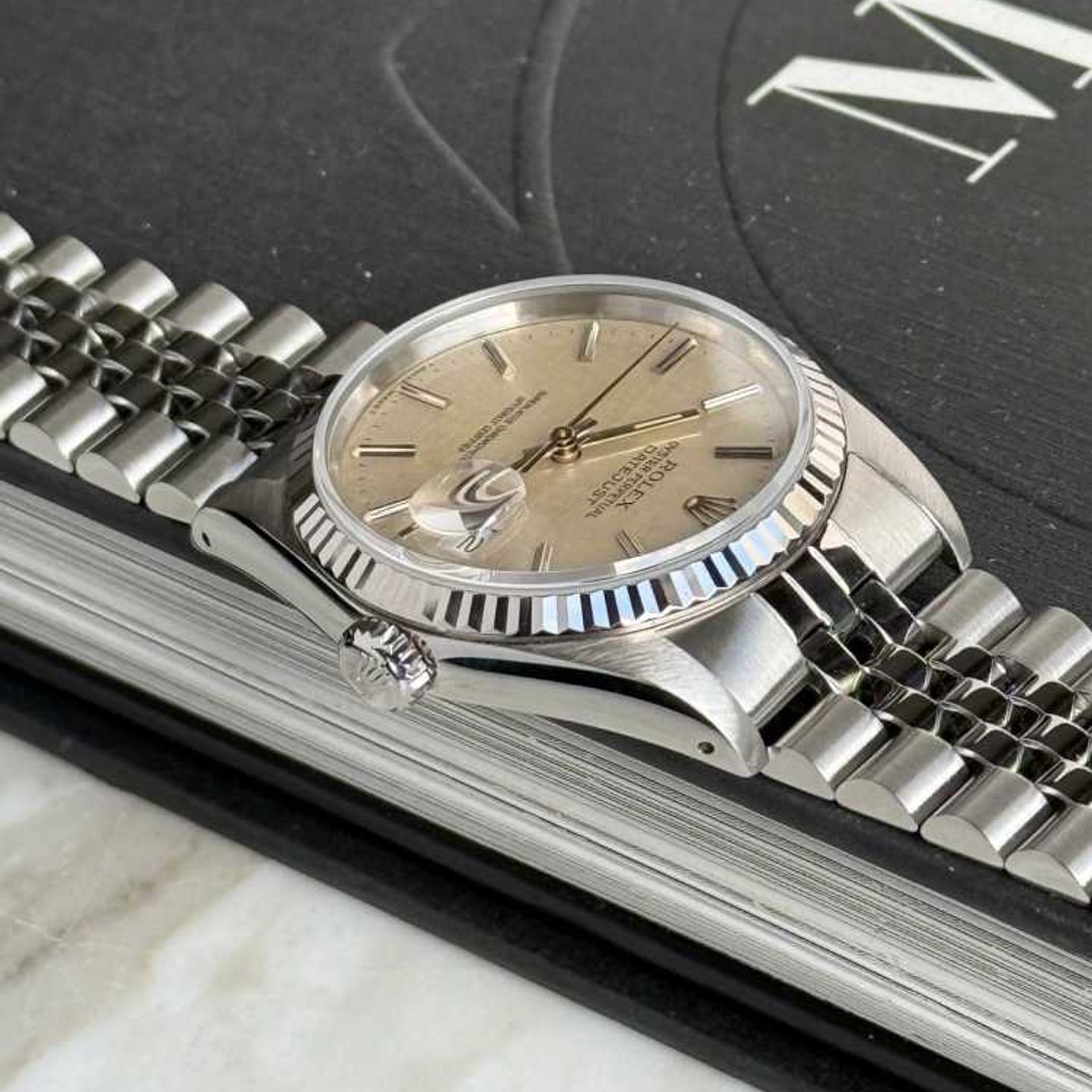 Rolex Datejust 36 16234 (1993) - Zilver wijzerplaat 36mm Staal (7/8)