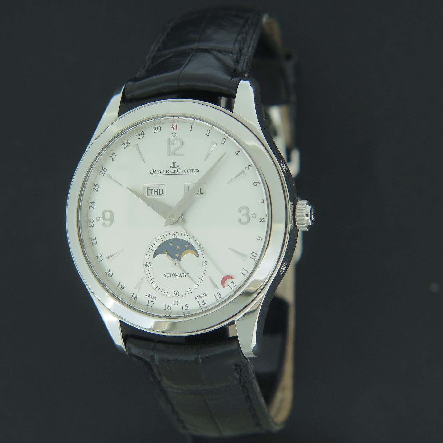 Jaeger-LeCoultre Master Calendar 176.8.12.S (2018) - 39mm Staal (1/6)