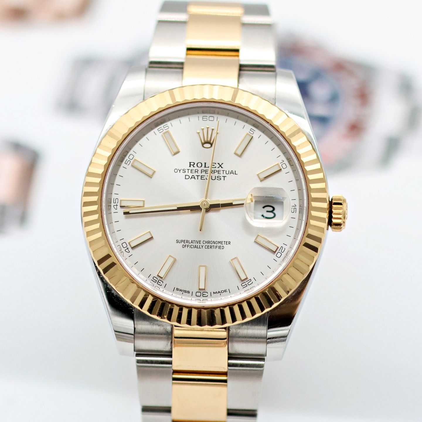 Rolex Datejust 41 126333 (Onbekend (willekeurig serienummer)) - 41mm Goud/Staal (1/8)