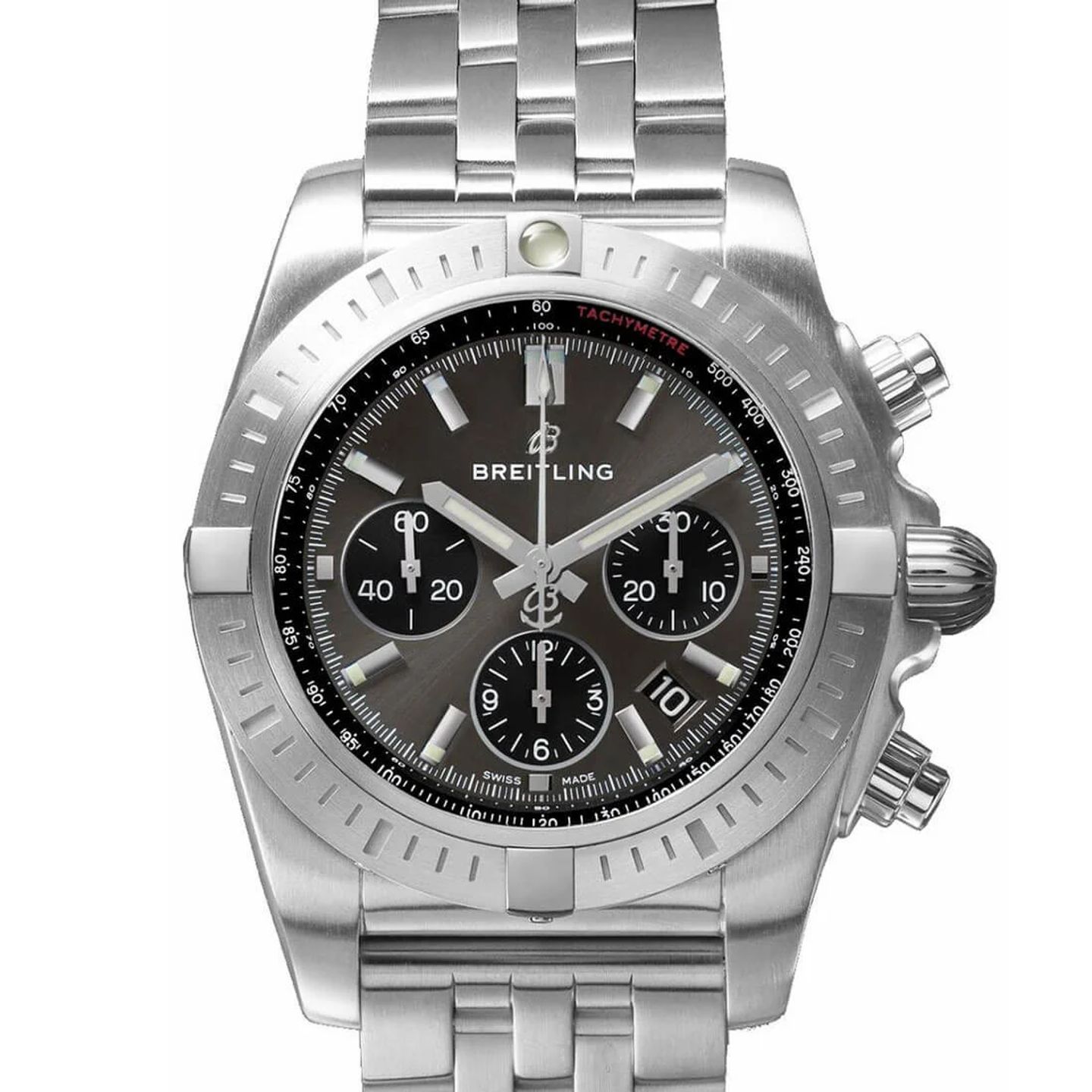 Breitling Chronomat AB0115101F1A1 (2023) - Grijs wijzerplaat 44mm Staal (1/2)