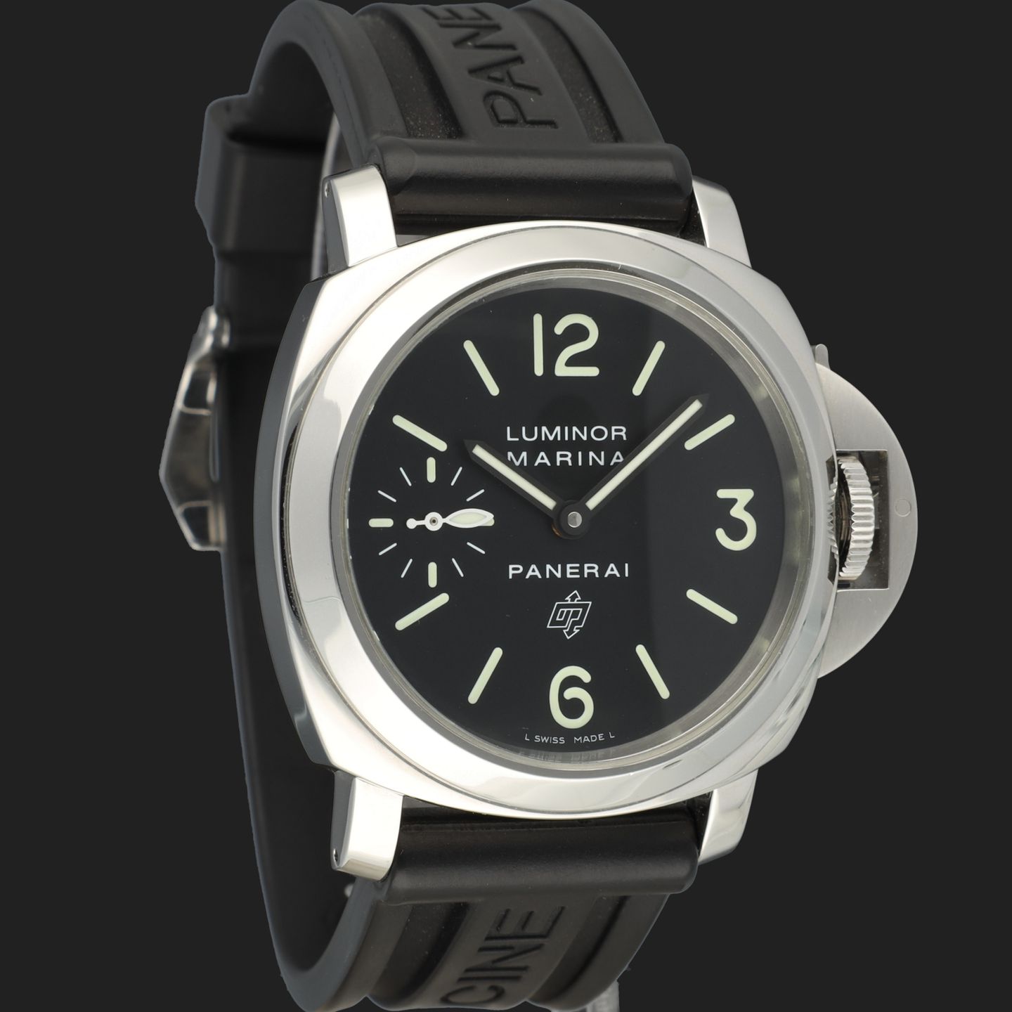 Panerai Luminor Marina PAM01005 (2016) - Black dial 44 mm Steel case (4/8)