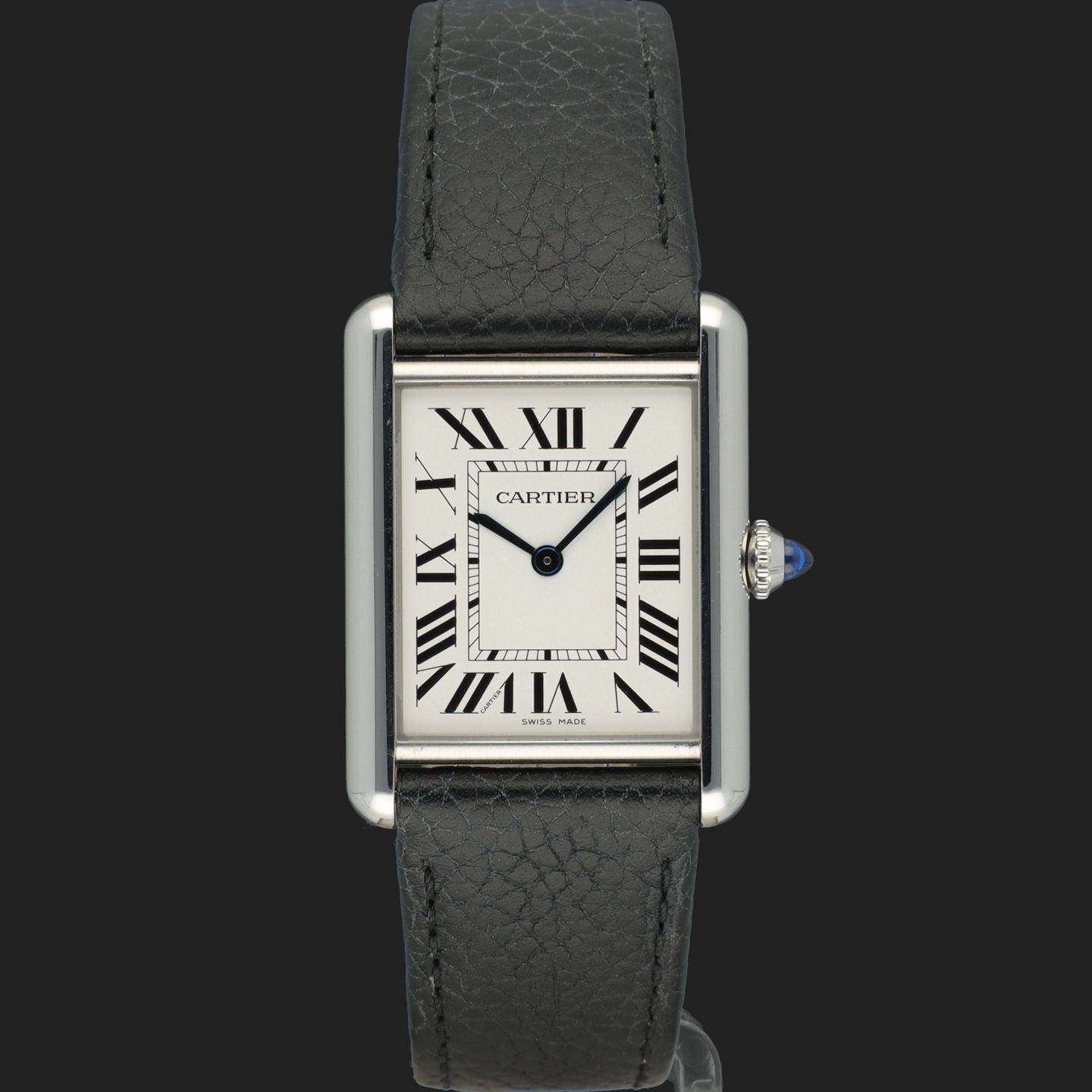 Cartier Tank WSTA0041 (2022) - White dial 34 mm Steel case (3/8)