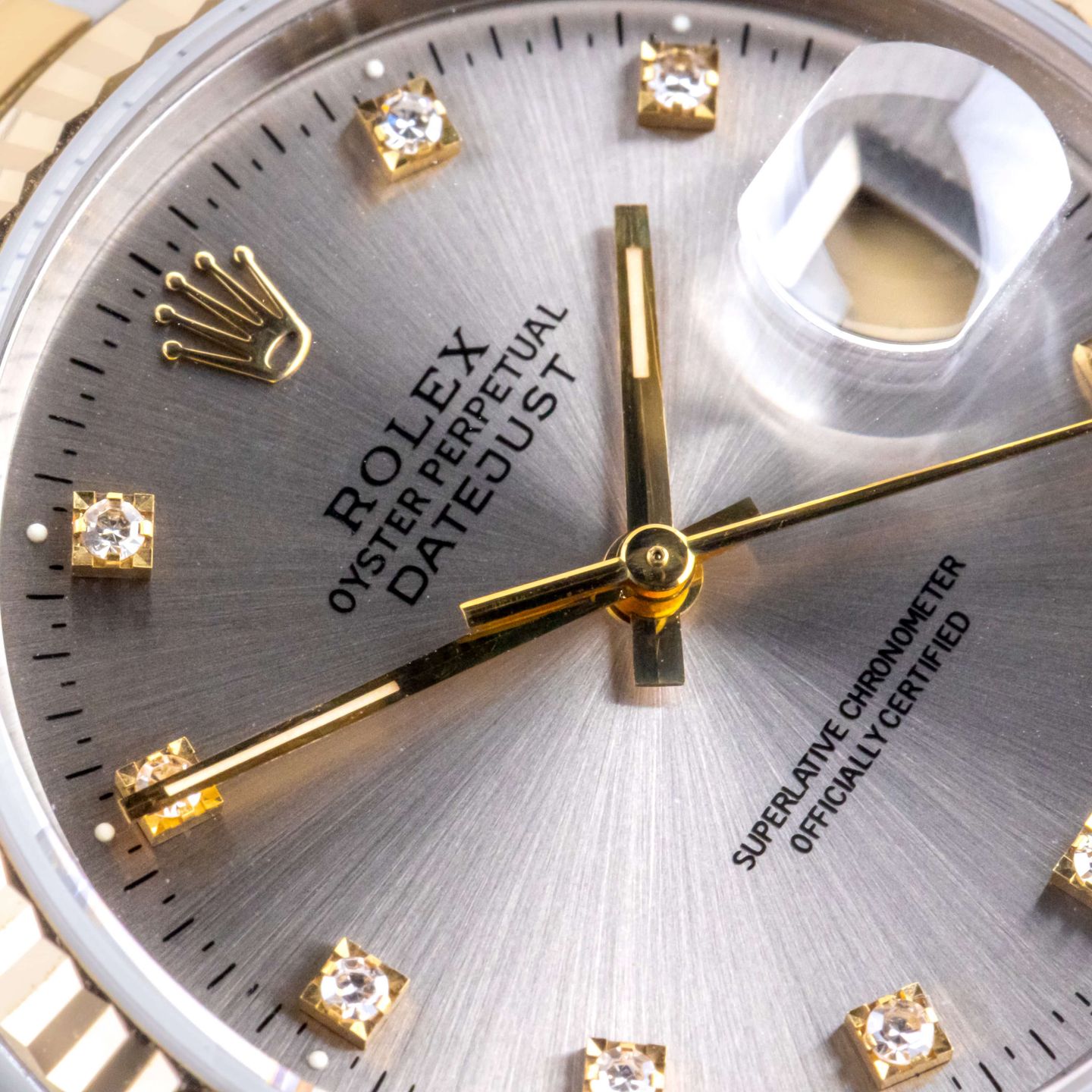 Rolex Datejust 36 16233 (1990) - 36 mm Gold/Steel case (2/8)