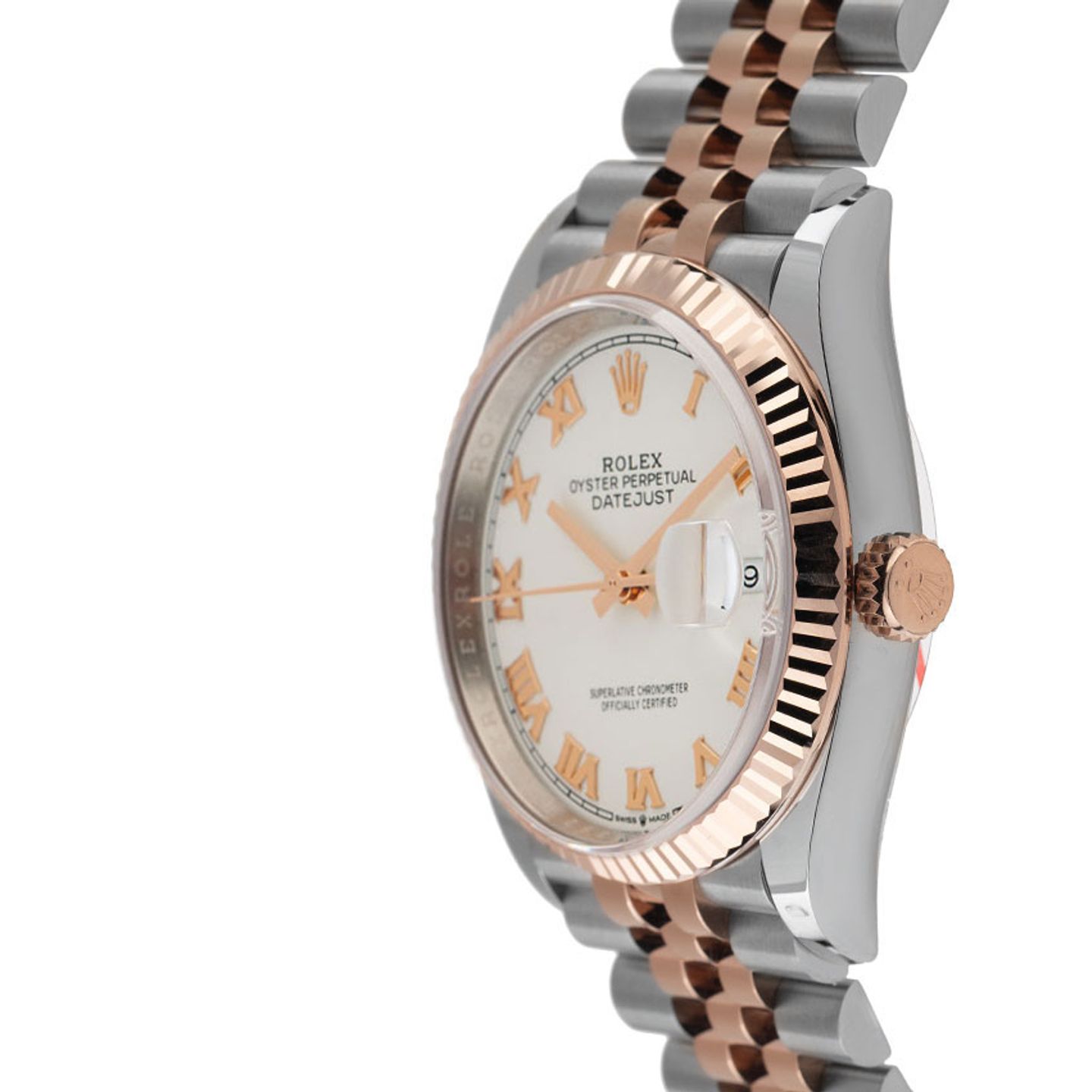 Rolex Datejust 36 126231 (2018) - White dial 36 mm Gold/Steel case (4/7)