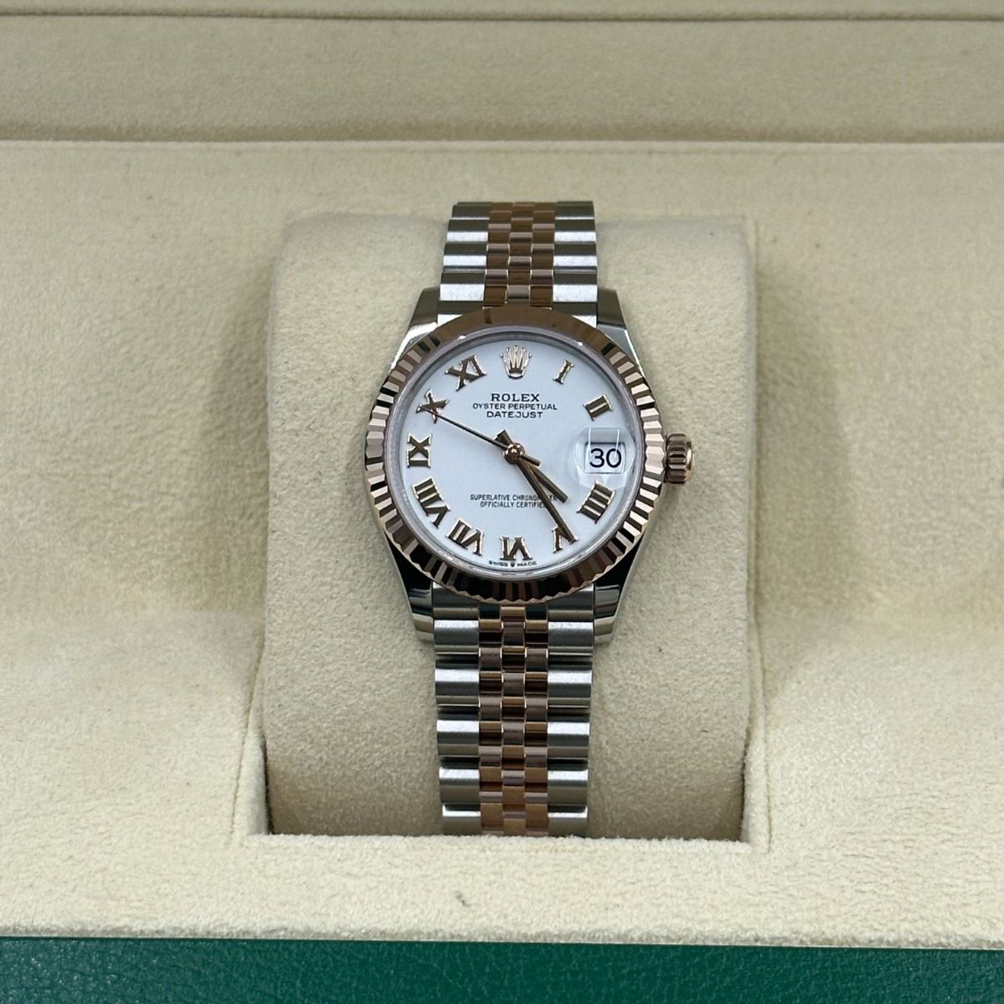 Rolex Datejust 31 278271 (2024) - White dial 31 mm Steel case (5/8)