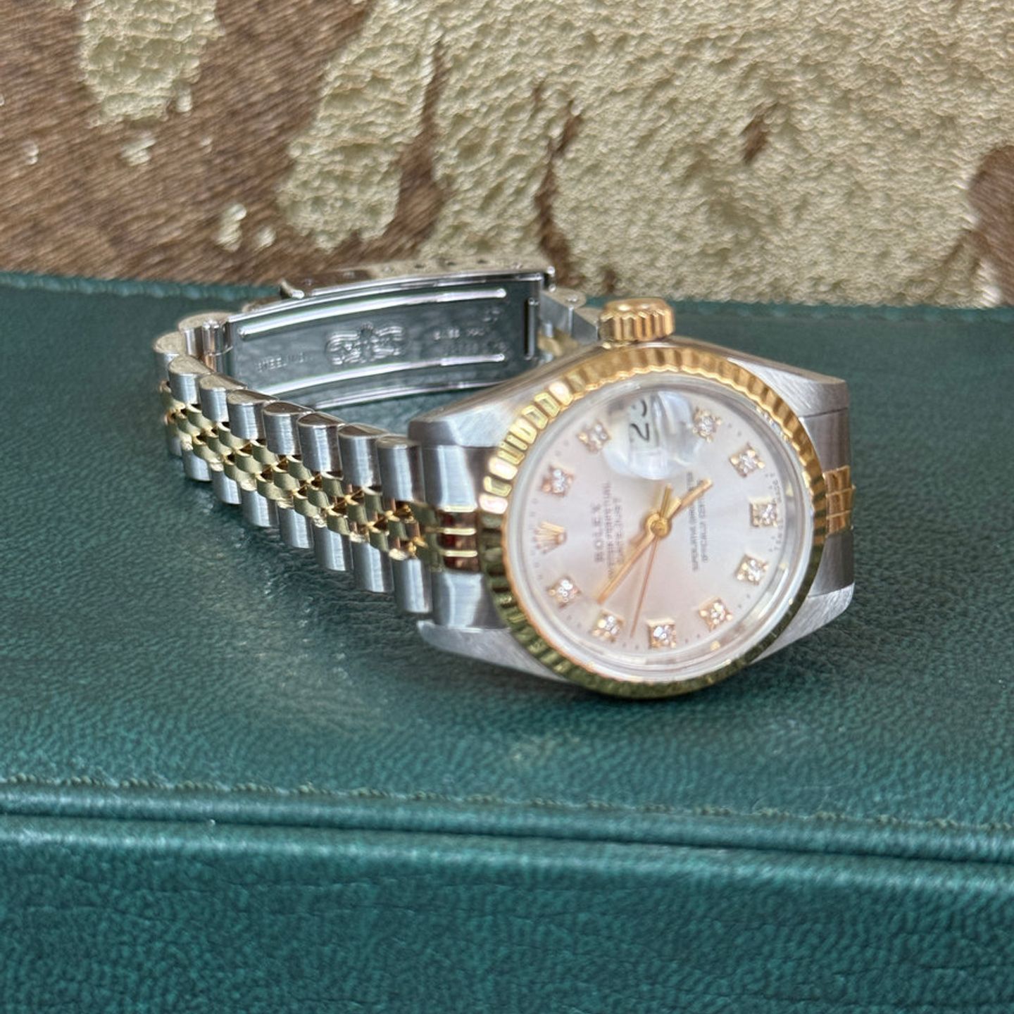Rolex Lady-Datejust 69173 (1991) - Silver dial 26 mm Gold/Steel case (3/8)