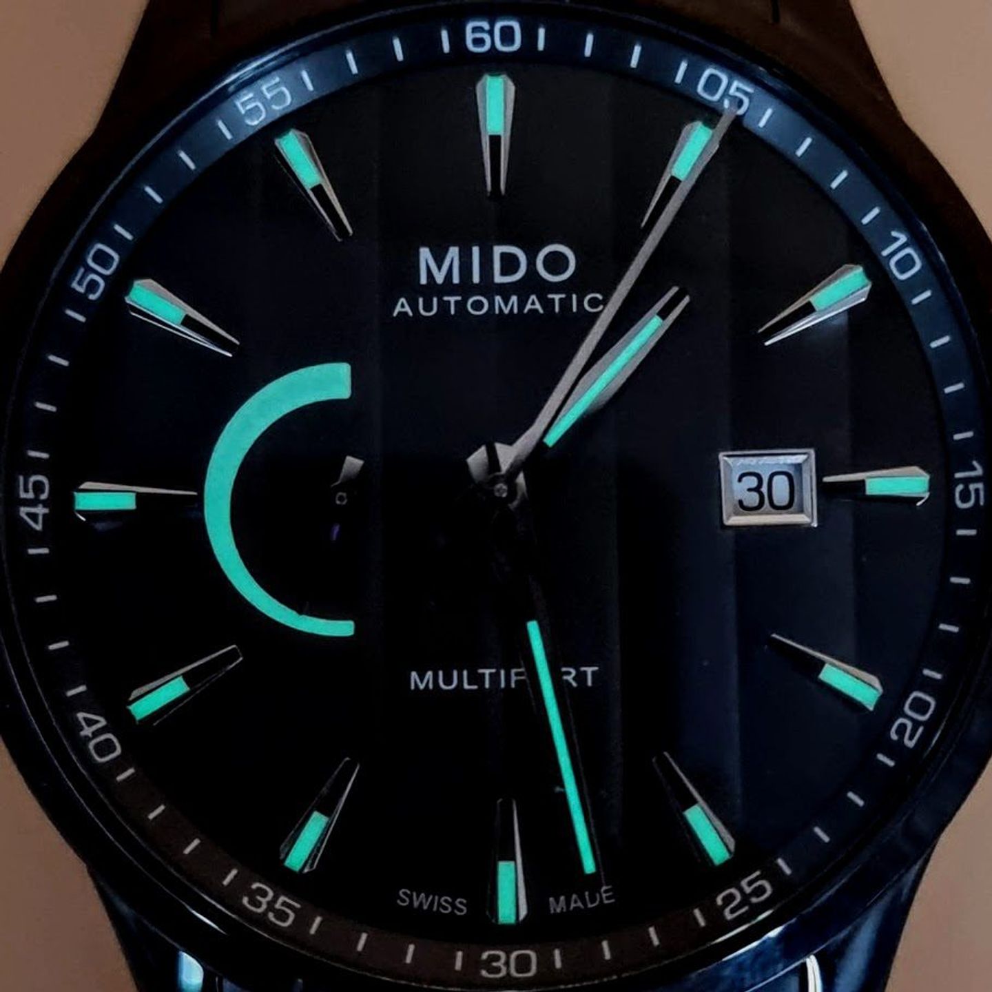 Mido Multifort M038.424.33.061.00 (2025) - Grey dial 42 mm Steel case (5/8)