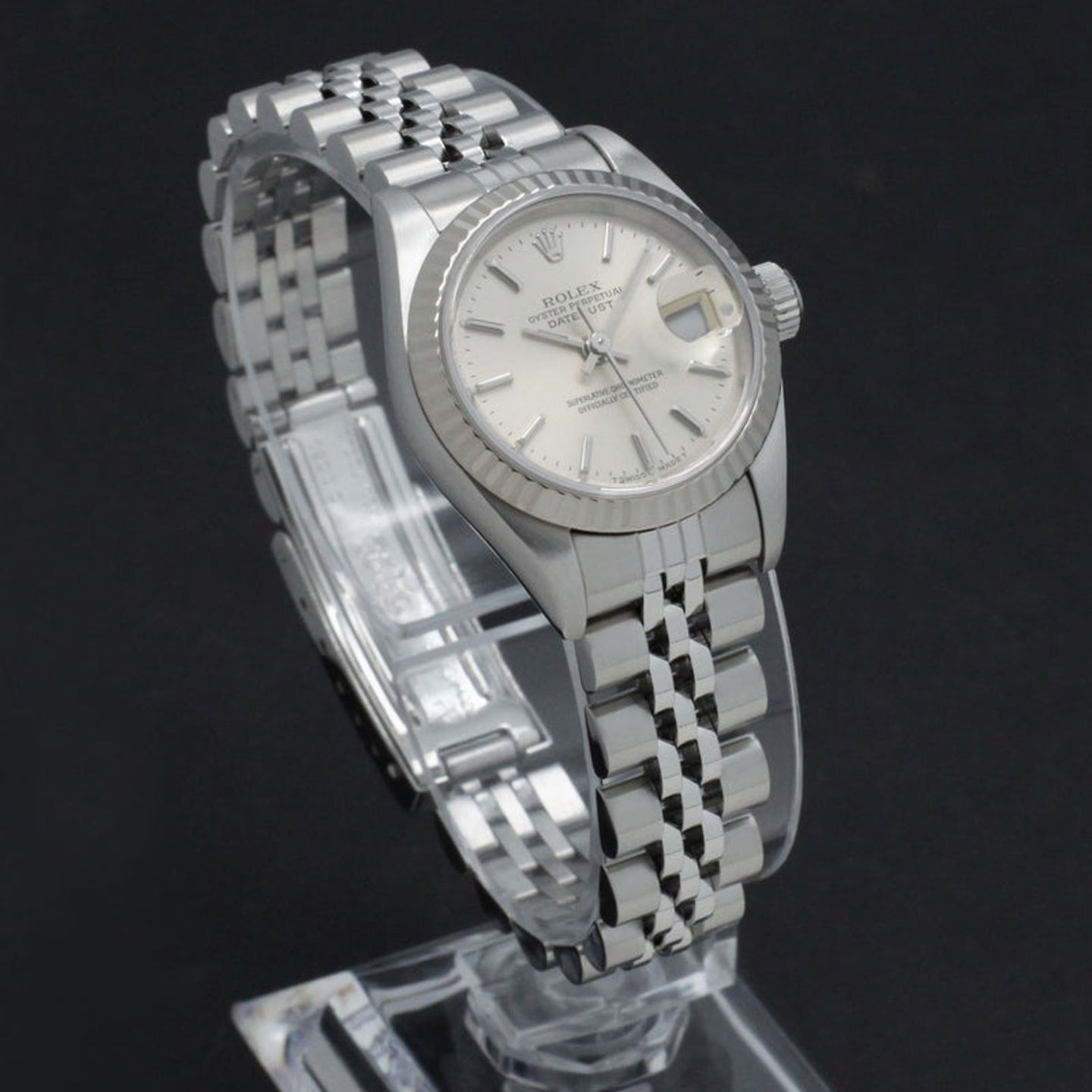 Rolex Lady-Datejust 69174 (1995) - Silver dial 26 mm Steel case (4/7)