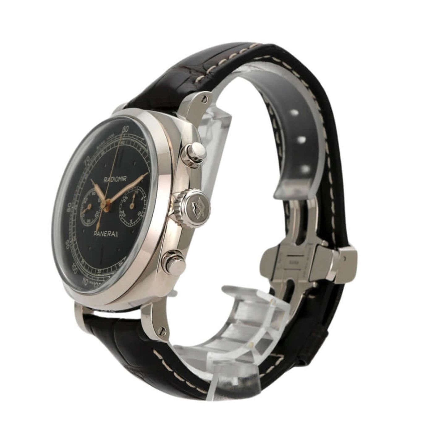 Panerai Radiomir Rattrapante PAM00214 (2014) - Black dial 45 mm Steel case (3/8)