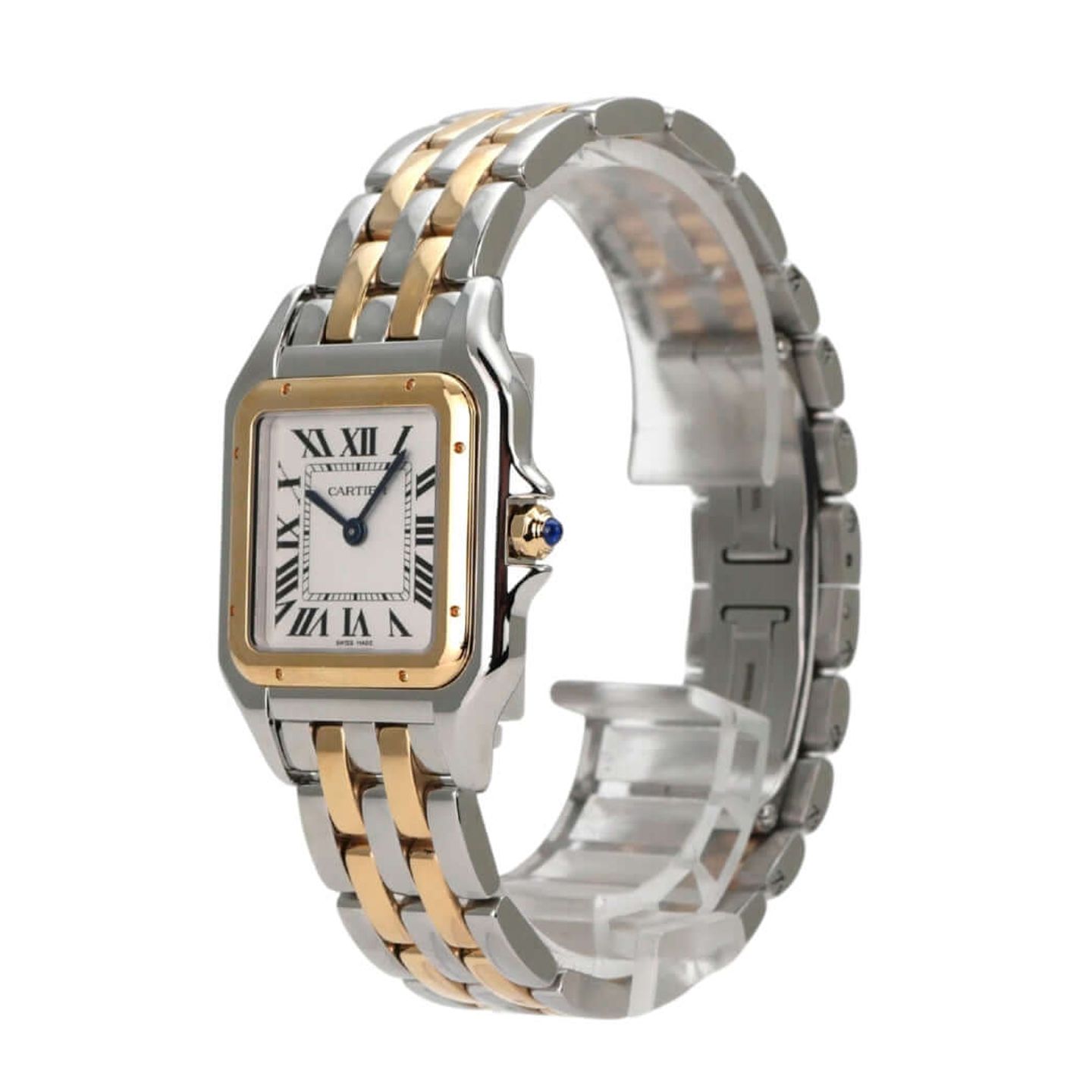 Cartier Panthère W2PN0014 (2025) - Zilver wijzerplaat 37mm Goud/Staal (3/8)