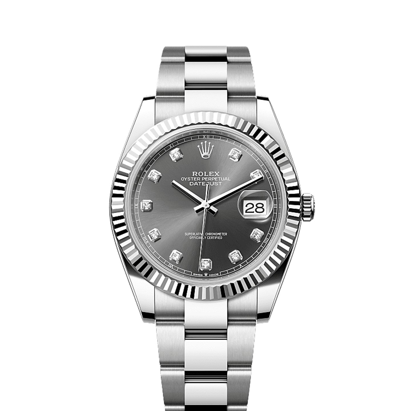 Rolex Datejust 41 126334 (2025) - Grijs wijzerplaat 41mm Staal (1/1)