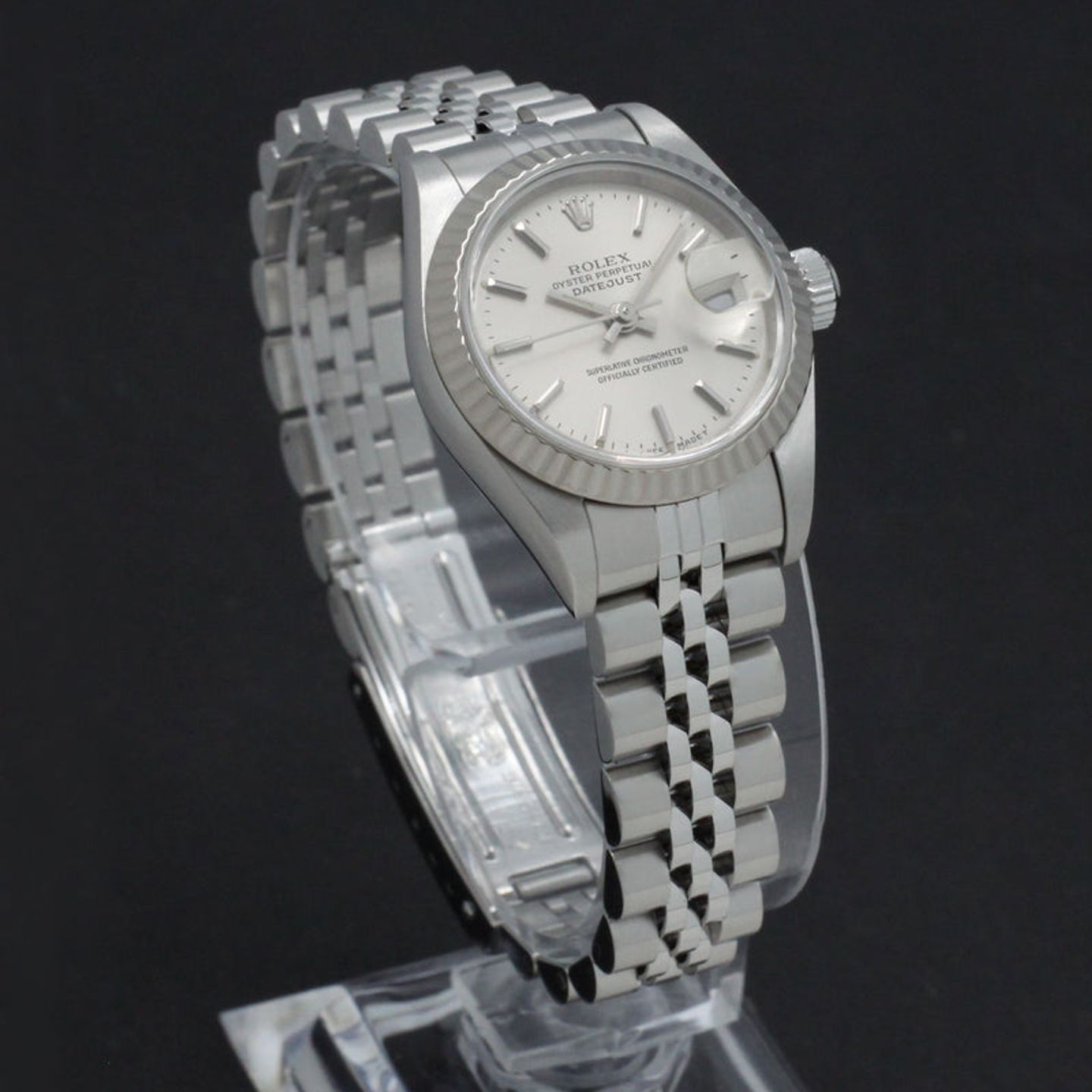 Rolex Lady-Datejust 69174 (1999) - Silver dial 26 mm Steel case (4/7)