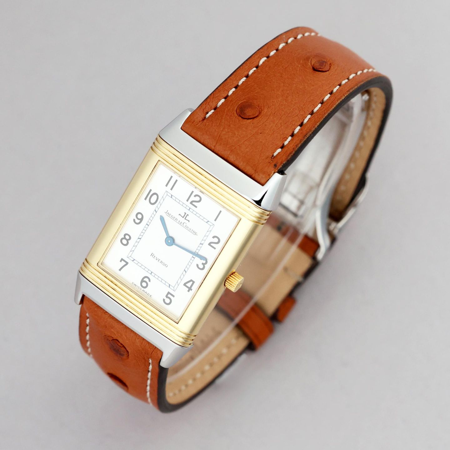 Jaeger-LeCoultre Reverso Classique 250.5.08 (2001) - White dial 23 mm Gold/Steel case (4/8)
