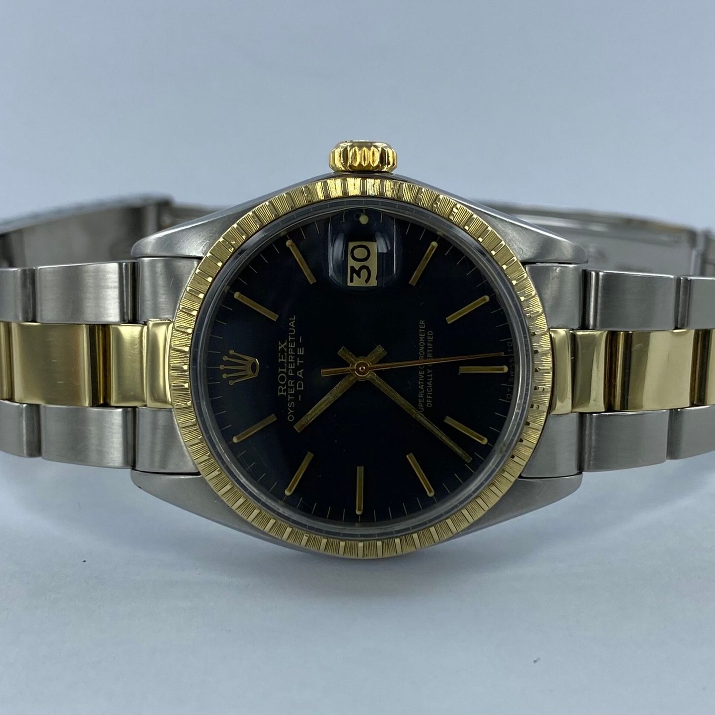 Rolex Oyster Perpetual Date 1505 (Onbekend (willekeurig serienummer)) - 34mm Staal (1/6)