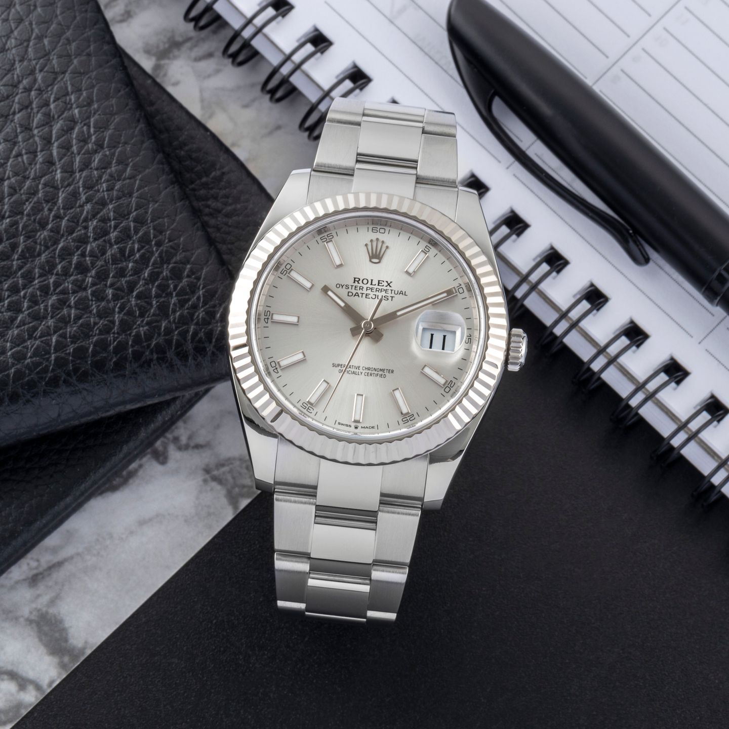 Rolex Datejust 41 126334 (Onbekend (willekeurig serienummer)) - 41mm Staal (1/8)