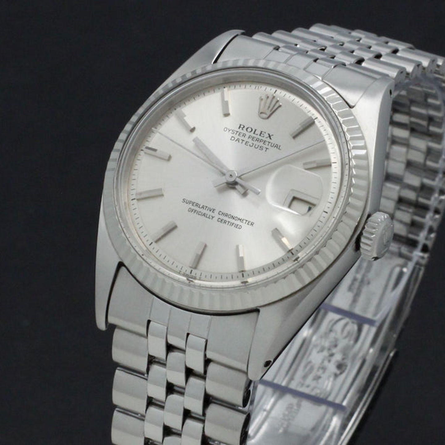 Rolex Datejust 1601 (1968) - Zilver wijzerplaat 36mm Staal (5/7)