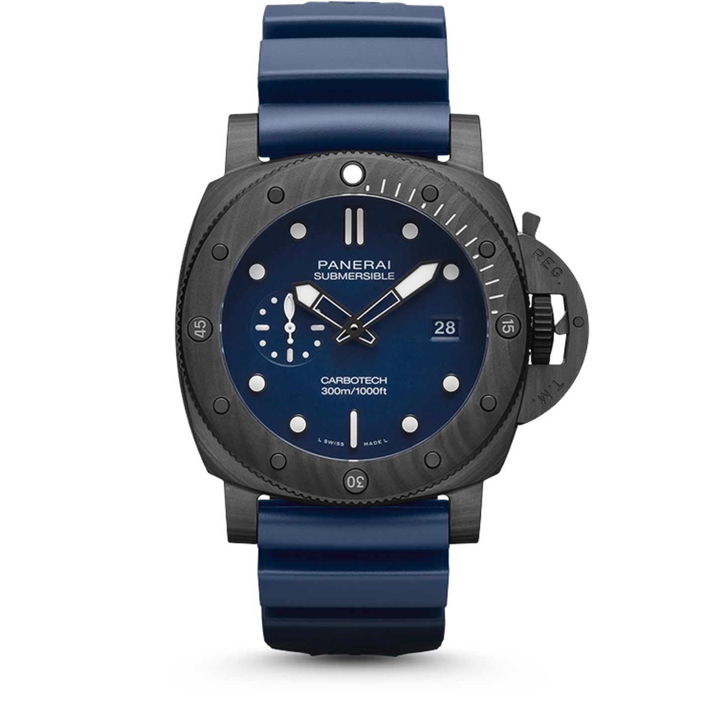 Panerai Luminor Submersible PAM01232 (2025) - Blue dial 44 mm Carbon case (1/1)