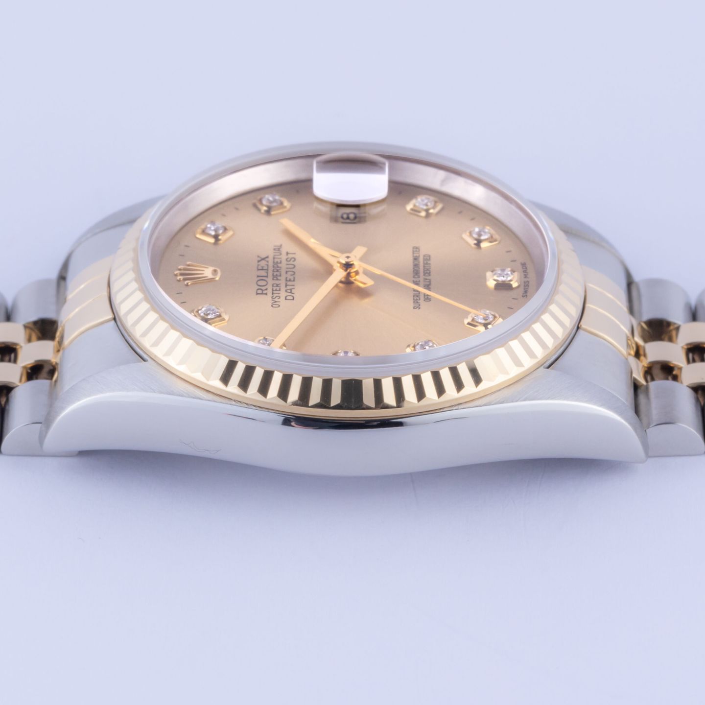 Rolex Datejust 36 16233 (1998) - 36 mm Gold/Steel case (5/8)