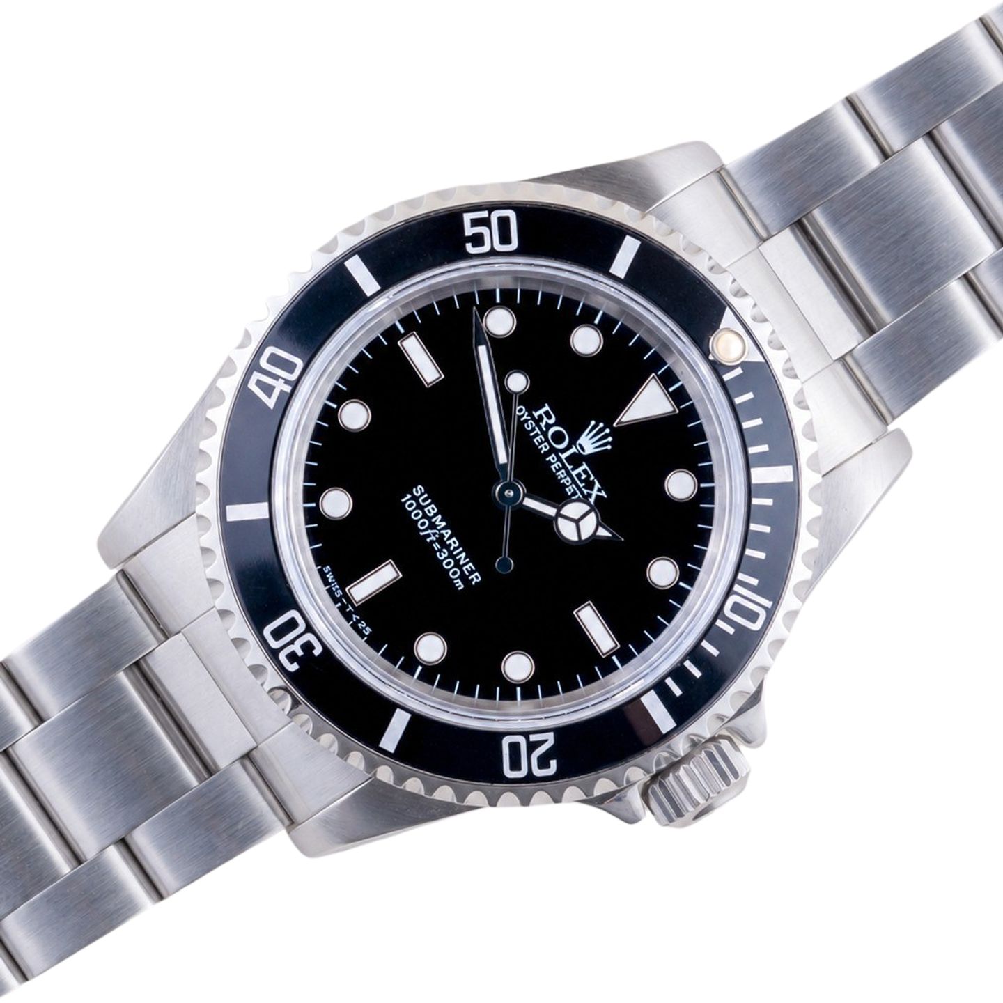 Rolex Submariner No Date 14060 (1996) - 40mm Staal (1/8)