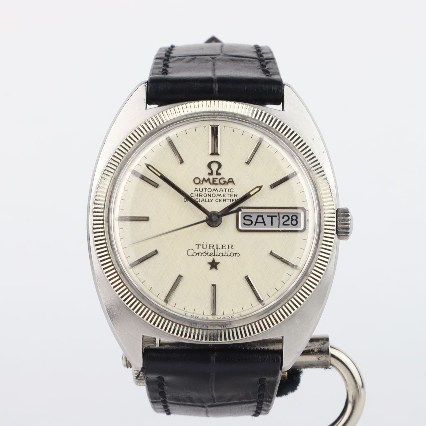 Omega Constellation Day-Date 168.029 (1968) - Silver dial 35 mm Steel case (2/8)