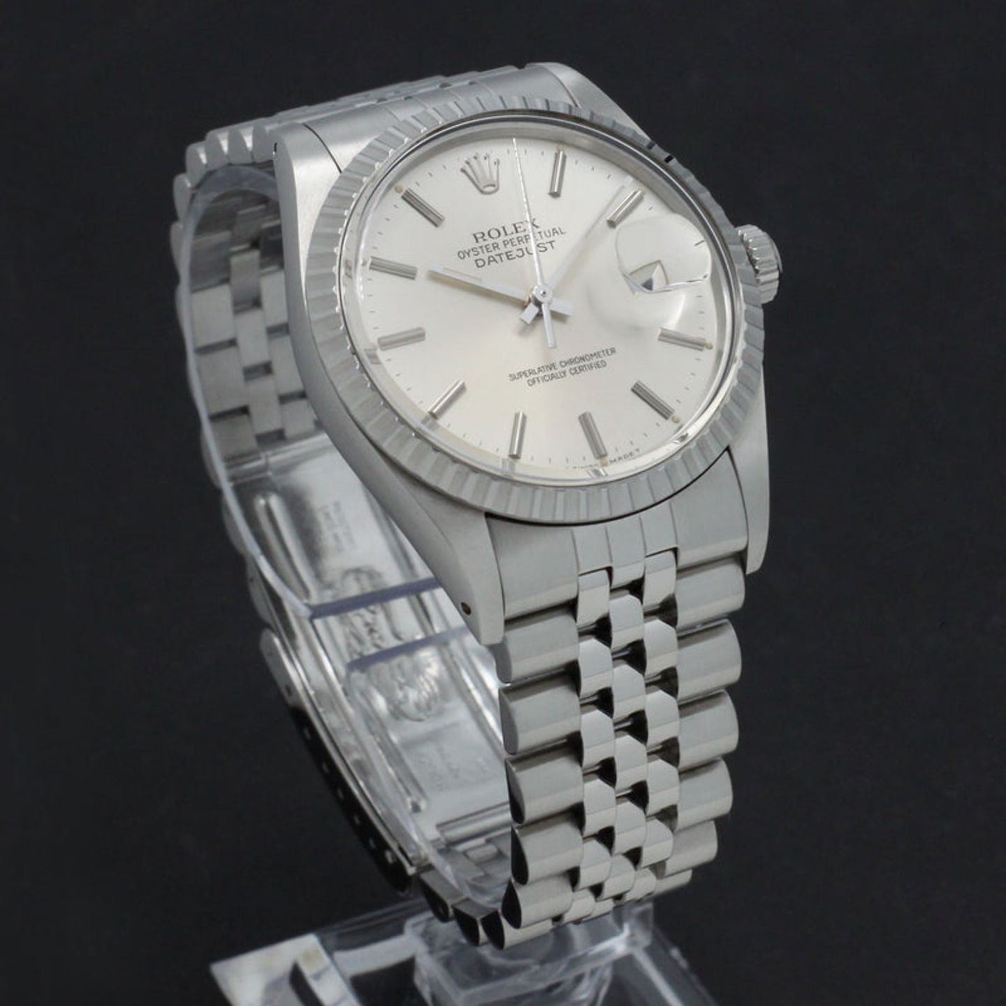 Rolex Datejust 36 16030 (1987) - Silver dial 36 mm Steel case (5/7)