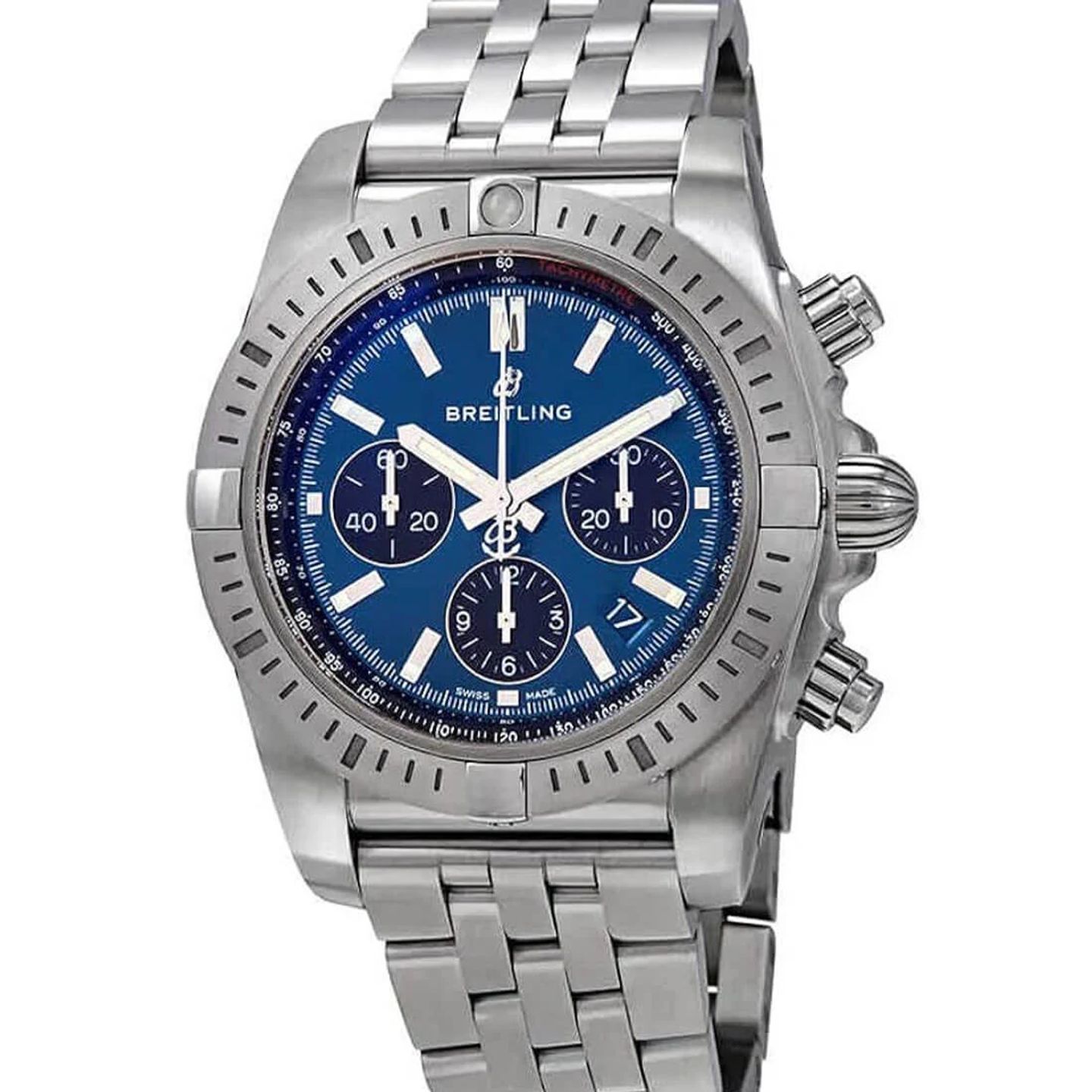 Breitling Chronomat AB0115101C1A1 (2023) - Blauw wijzerplaat 44mm Staal (2/2)
