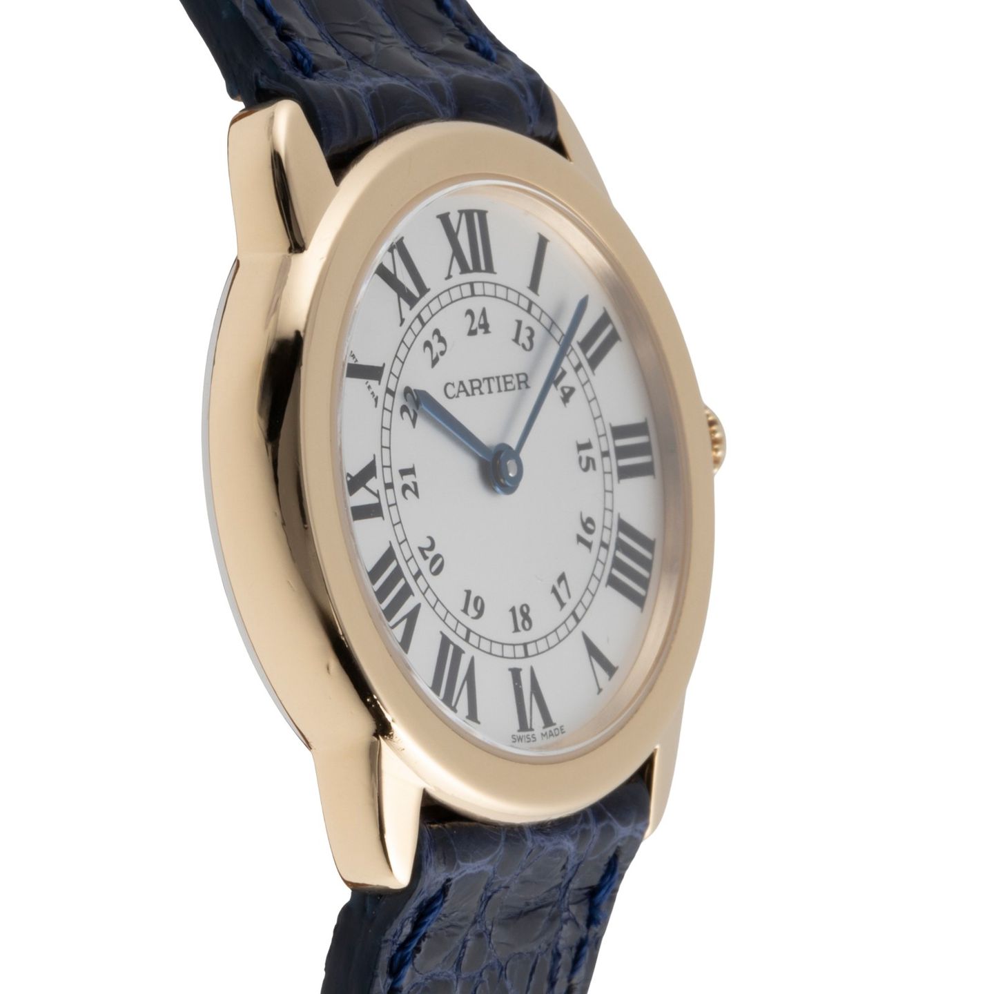 Cartier Ronde Solo de Cartier W6700355 (2015) - Silver dial 29 mm Gold/Steel case (7/8)