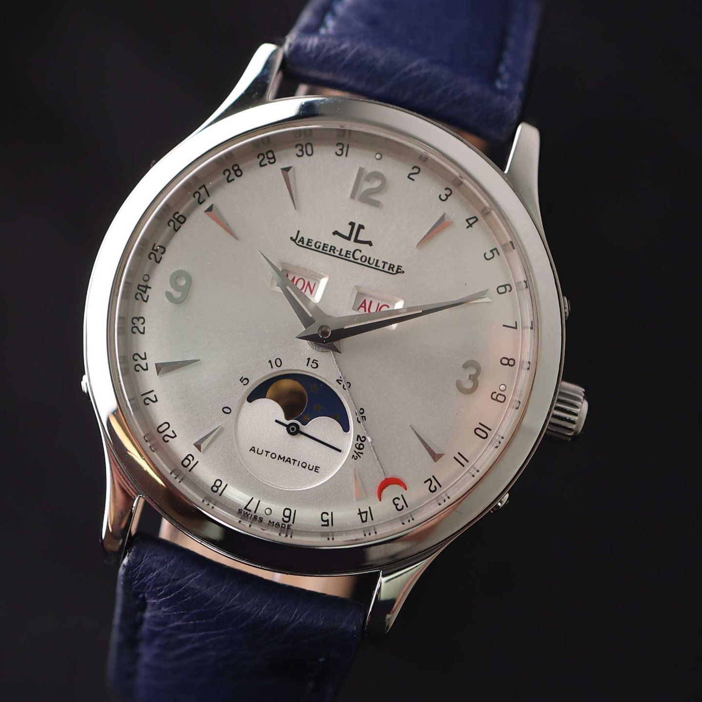 Jaeger-LeCoultre Master Calendar 140.8.98.S (2013) - Silver dial 37 mm Steel case (5/6)