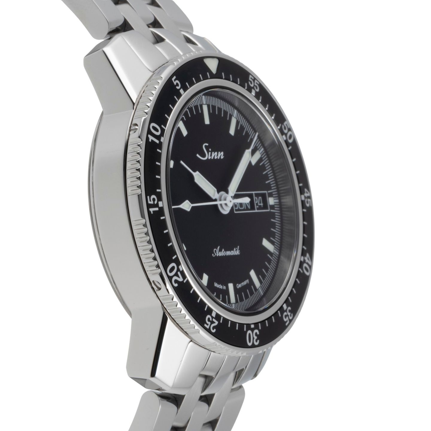 Sinn 104 104.010 (2020) - Zwart wijzerplaat 41mm Staal (7/8)