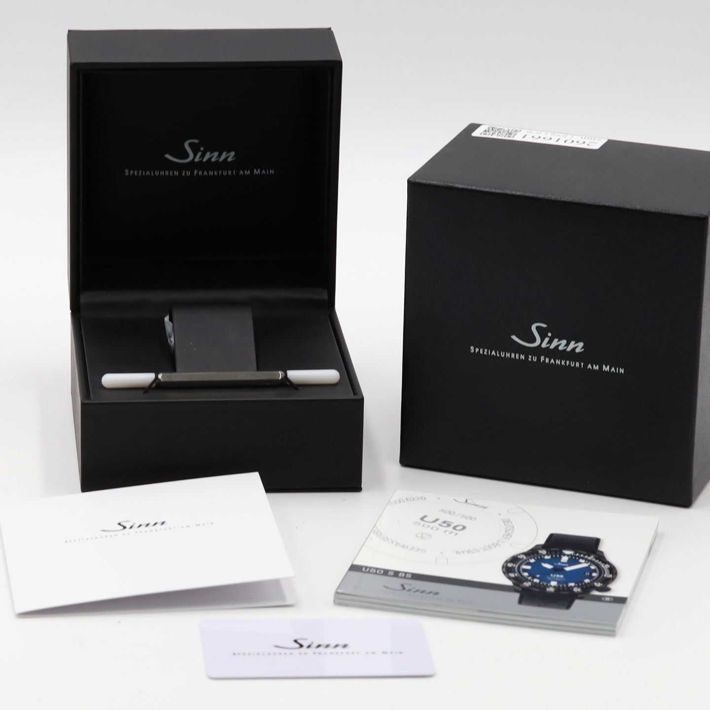 Sinn U50 1050.0202 (Onbekend (willekeurig serienummer)) - Blauw wijzerplaat 41mm Staal (8/8)