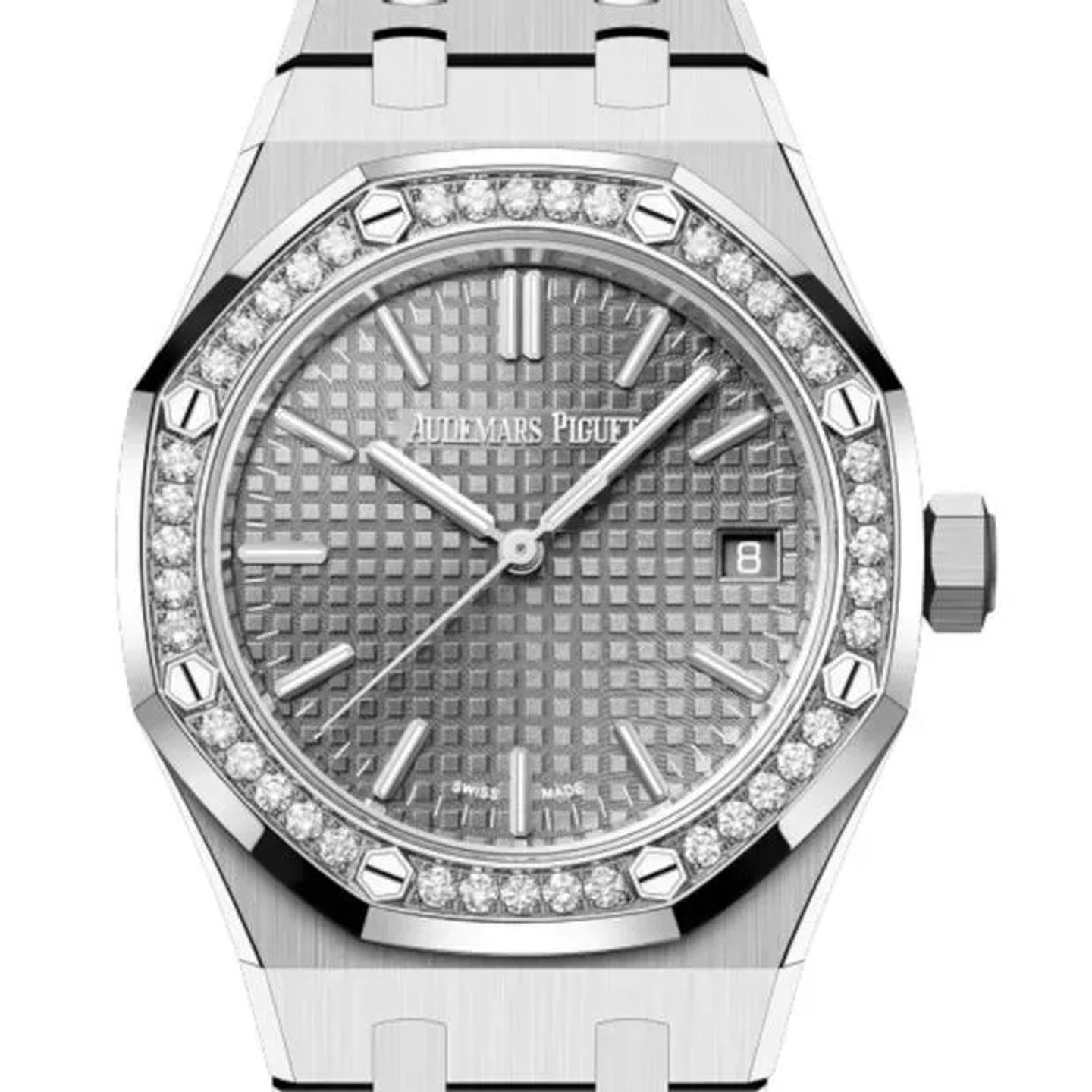 Audemars Piguet Royal Oak Selfwinding 15551ST.ZZ.1356ST.06 (2024) - Blauw wijzerplaat 37mm Staal (6/6)