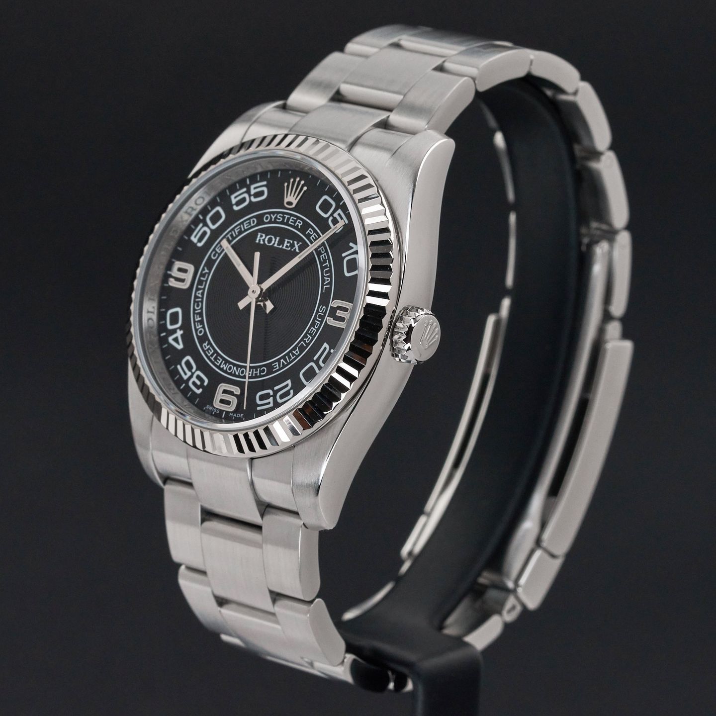 Rolex Oyster Perpetual 36 116034 (2009) - Zwart wijzerplaat 36mm Staal (4/8)