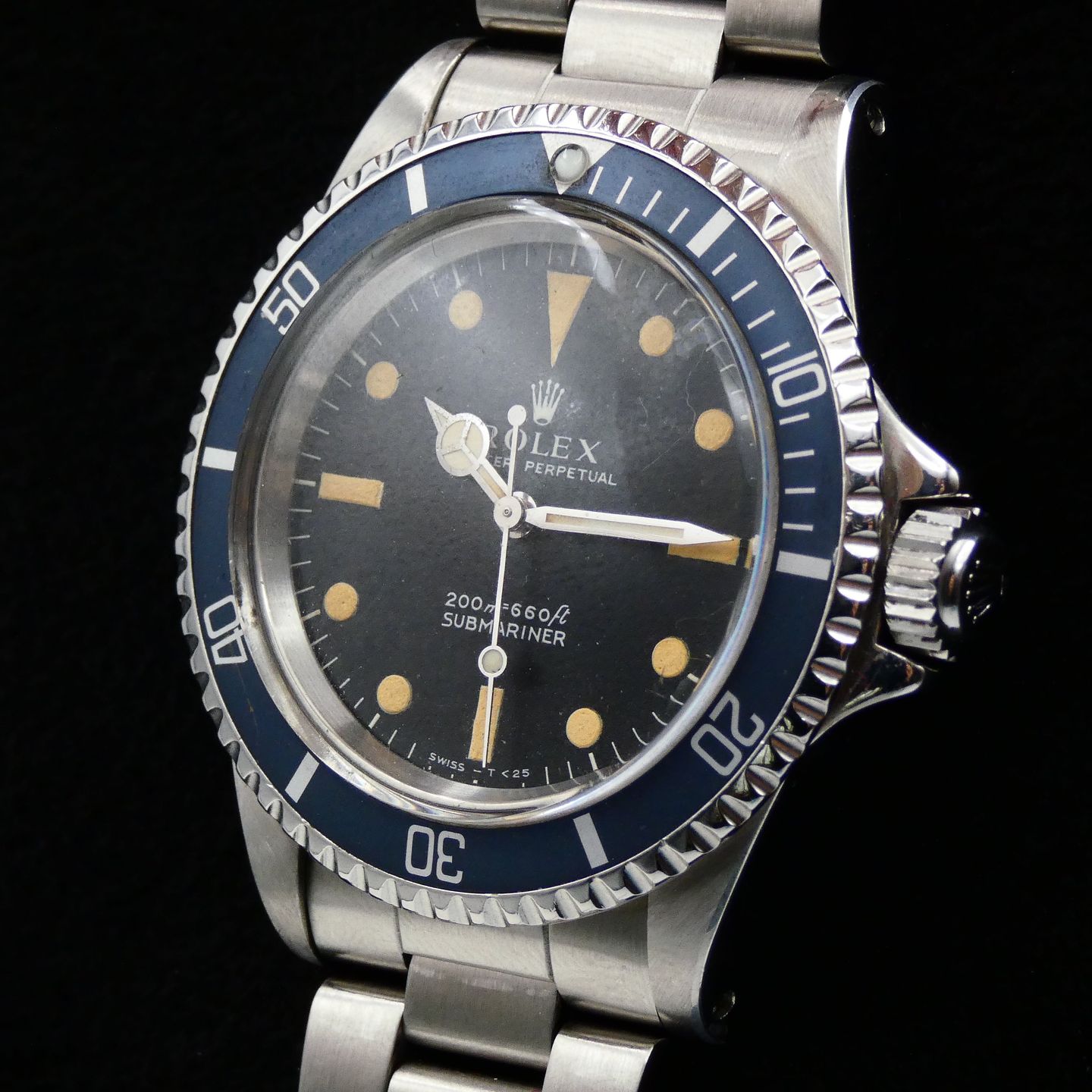 Rolex Submariner No Date 5513 (1969) - Black dial 40 mm Steel case (5/5)