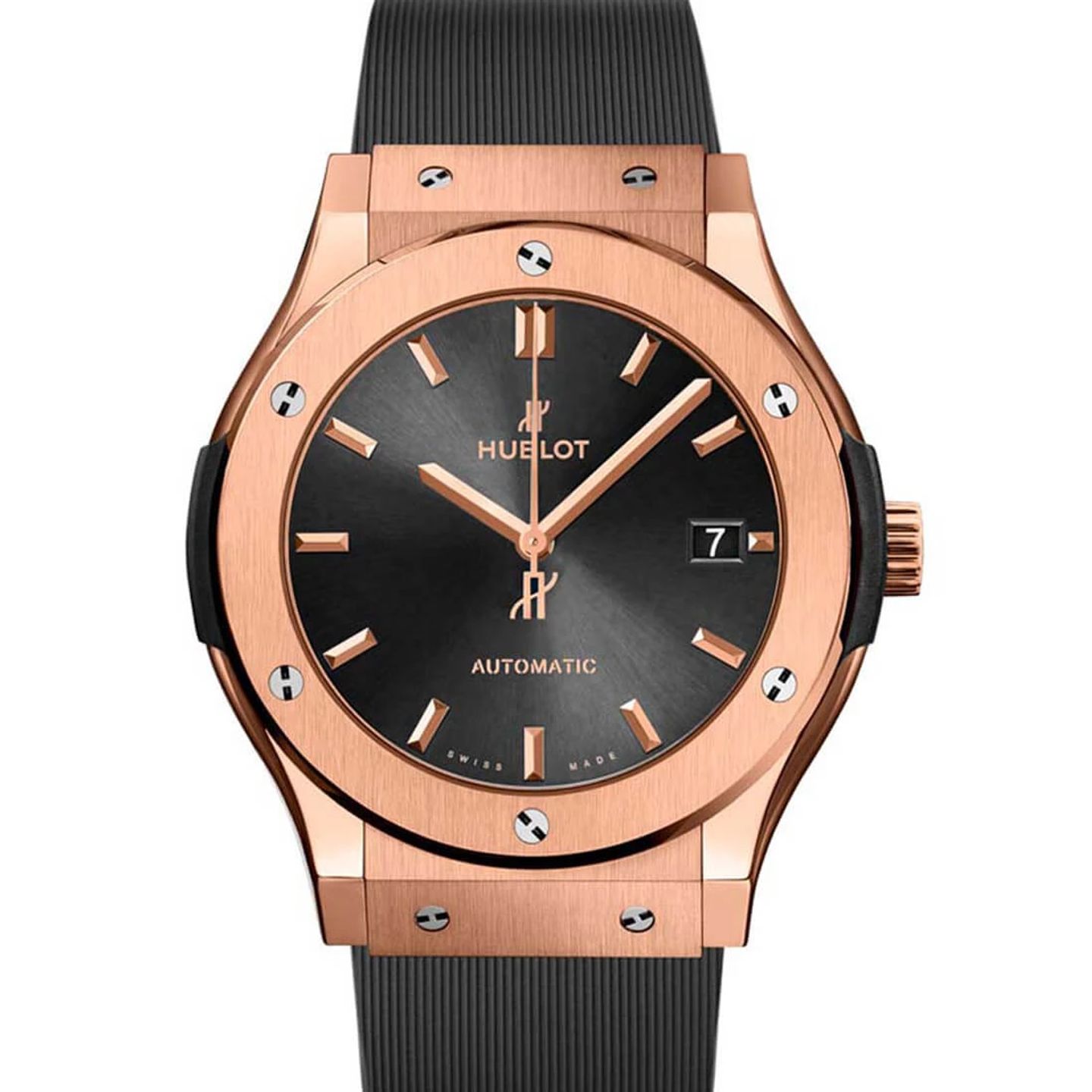 Hublot Classic Fusion Racing Grey 511.OX.7081.RX (2024) - Grijs wijzerplaat 45mm Roségoud (1/3)