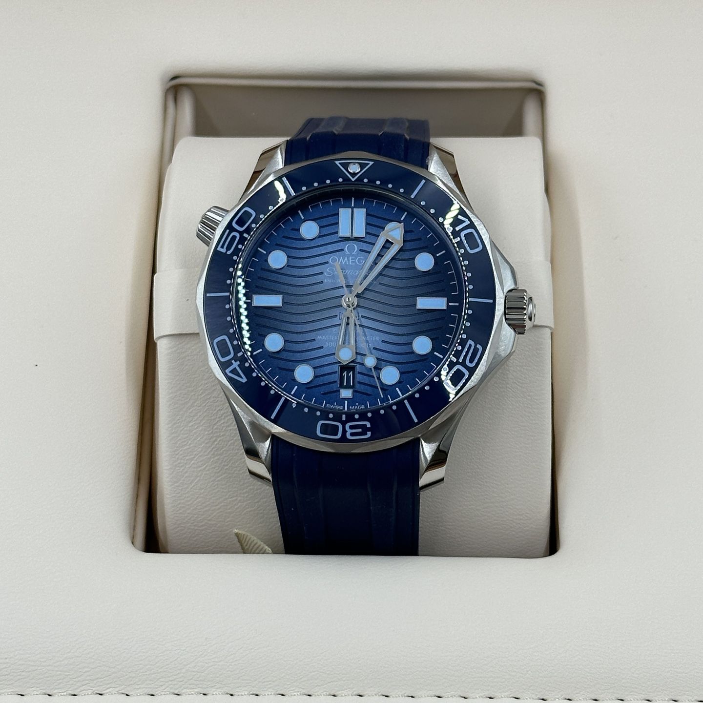 Omega Seamaster Diver 300 M 210.32.42.20.03.002 (2023) - Blauw wijzerplaat 42mm Staal (5/8)