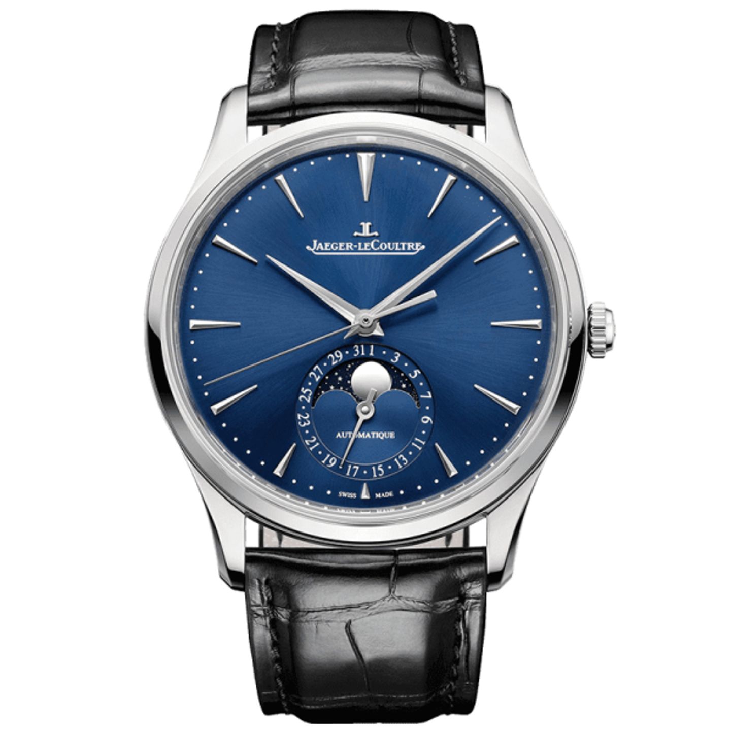 Jaeger-LeCoultre Master Ultra Thin Moon Q1368480 (2024) - Blue dial 39 mm Steel case (1/1)