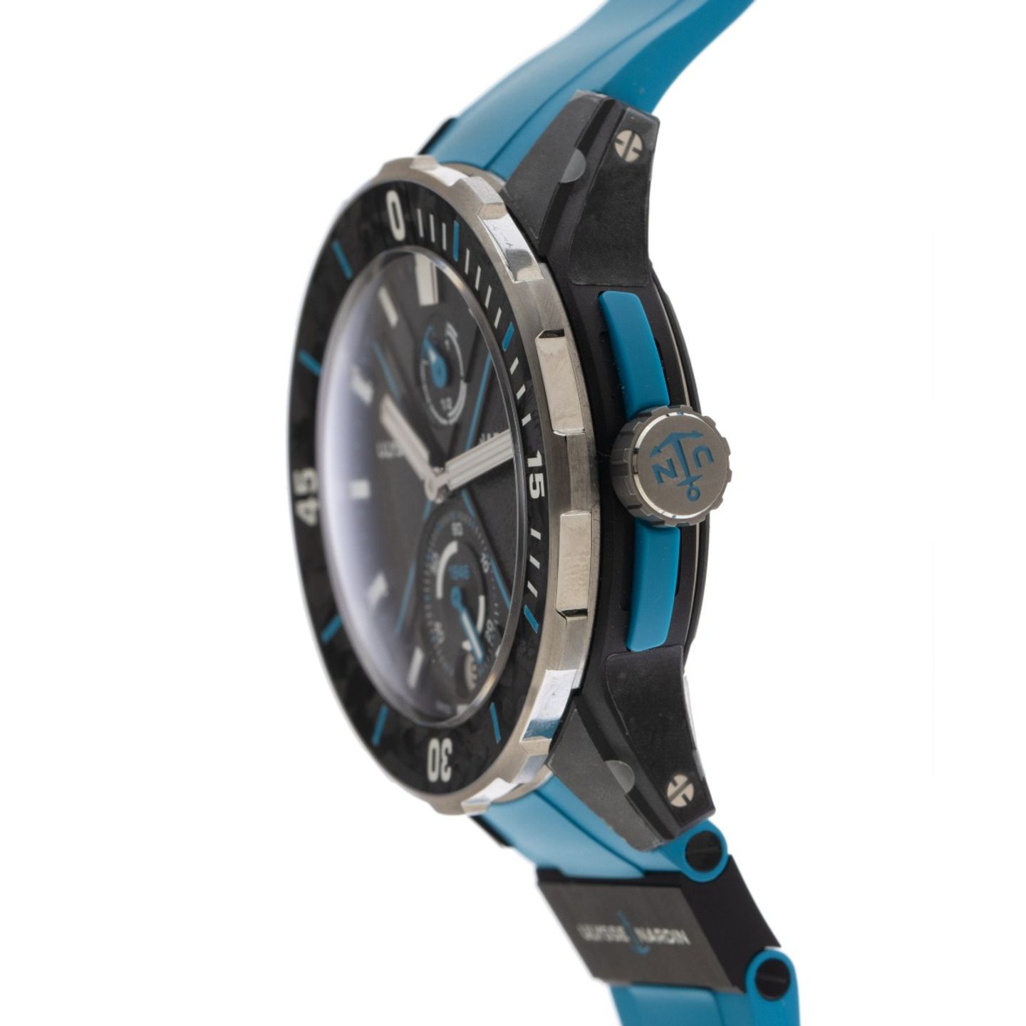 Ulysse Nardin Marine 1183-170-2B/3A (2025) - Zwart wijzerplaat 45mm Staal (4/7)