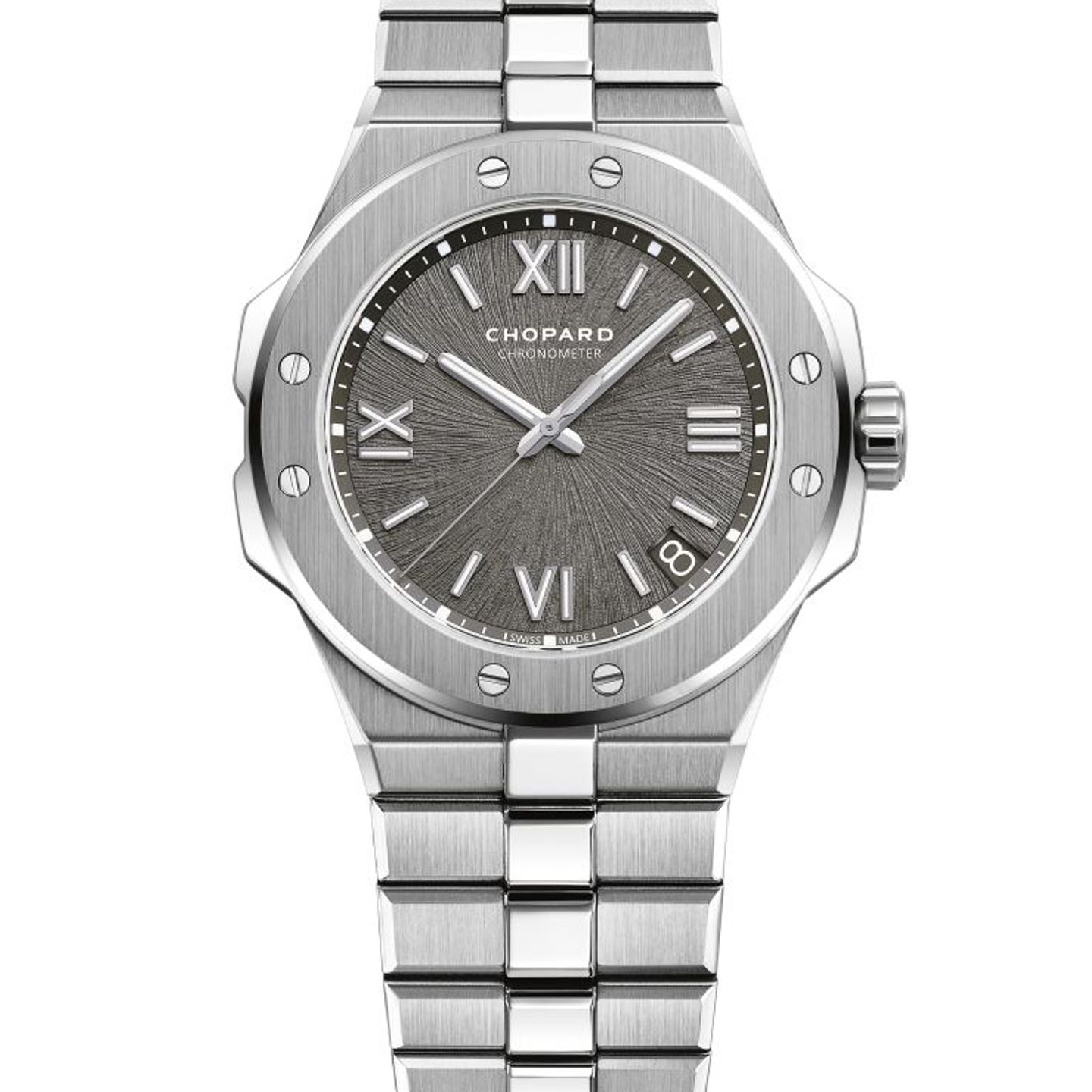 Chopard Alpine Eagle 298600-3002 (2024) - Grey dial 41 mm Steel case (2/5)