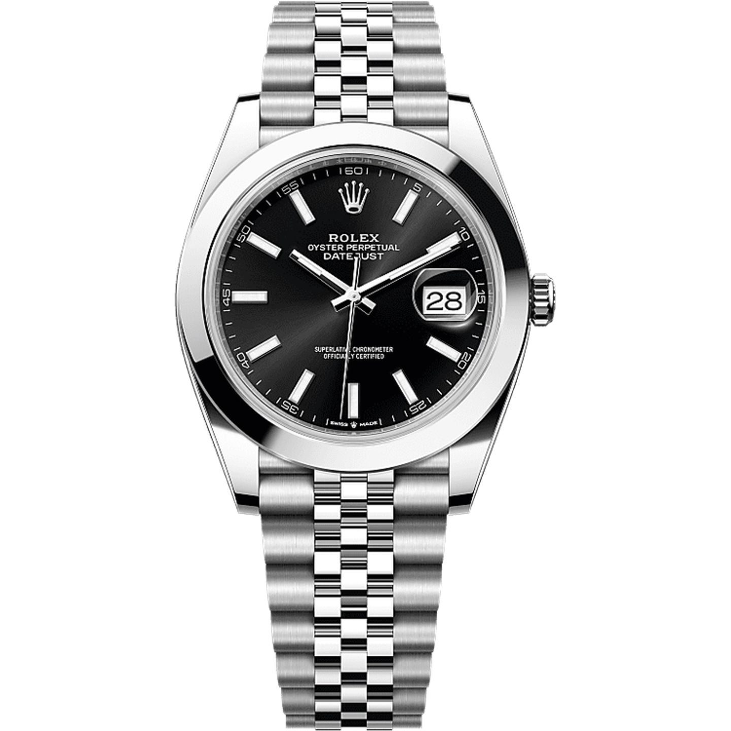 Rolex Datejust 41 126300 (2025) - Black dial 41 mm Steel case (1/1)