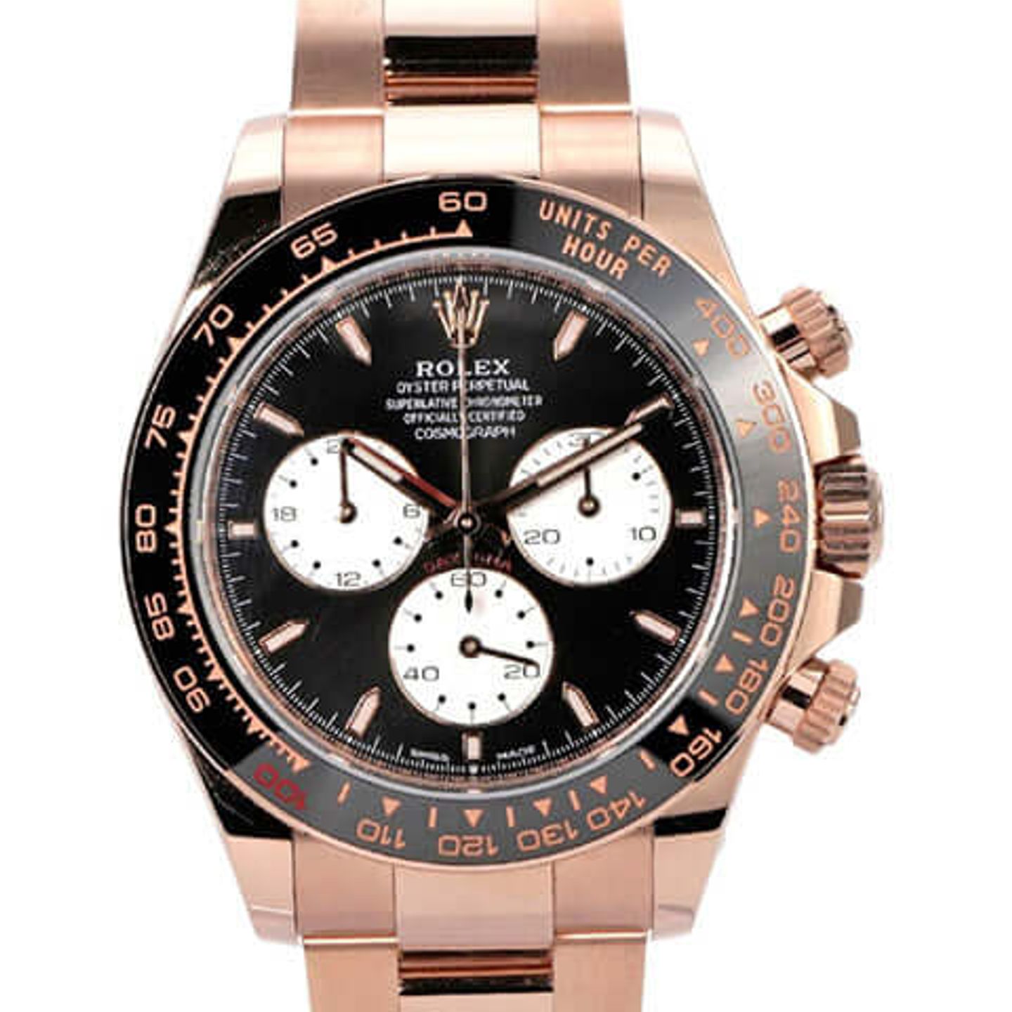 Rolex Daytona 126505 (2025) - Black dial 40 mm Rose Gold case (1/8)