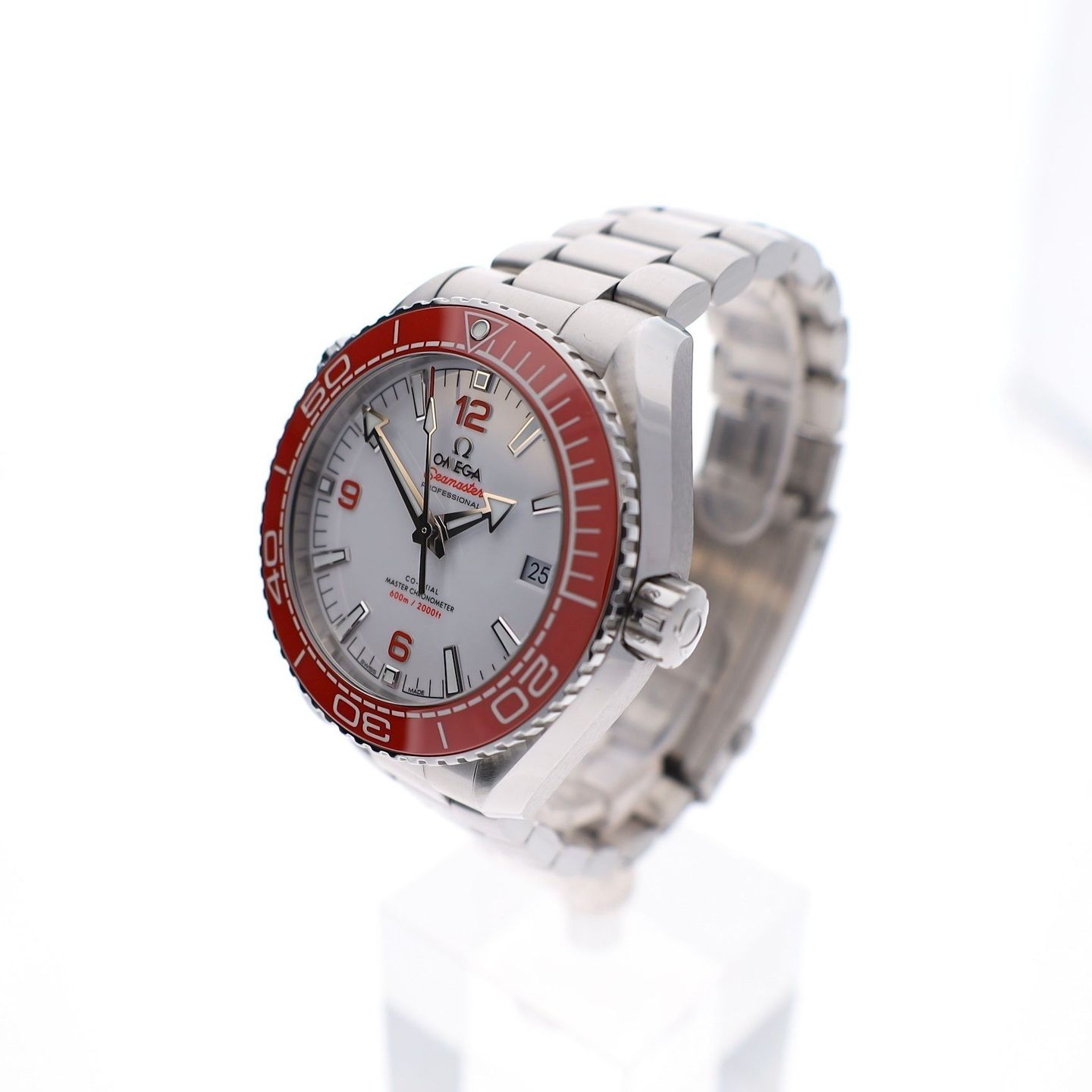 Omega Seamaster Planet Ocean 215.30.44.21.04.001 (Unknown (random serial)) - White dial 44 mm Steel case (3/8)